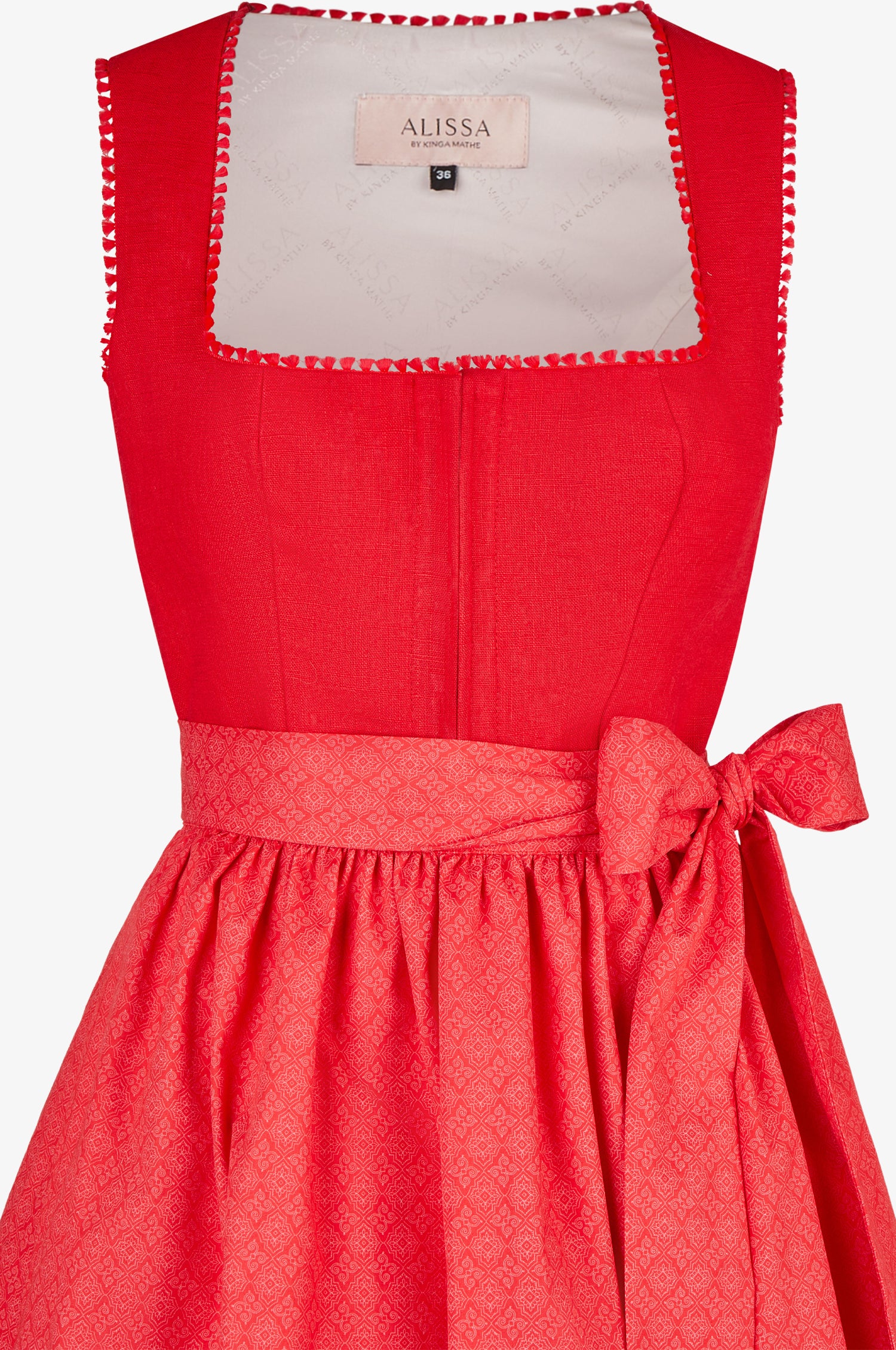 Dirndl Alea in Rot