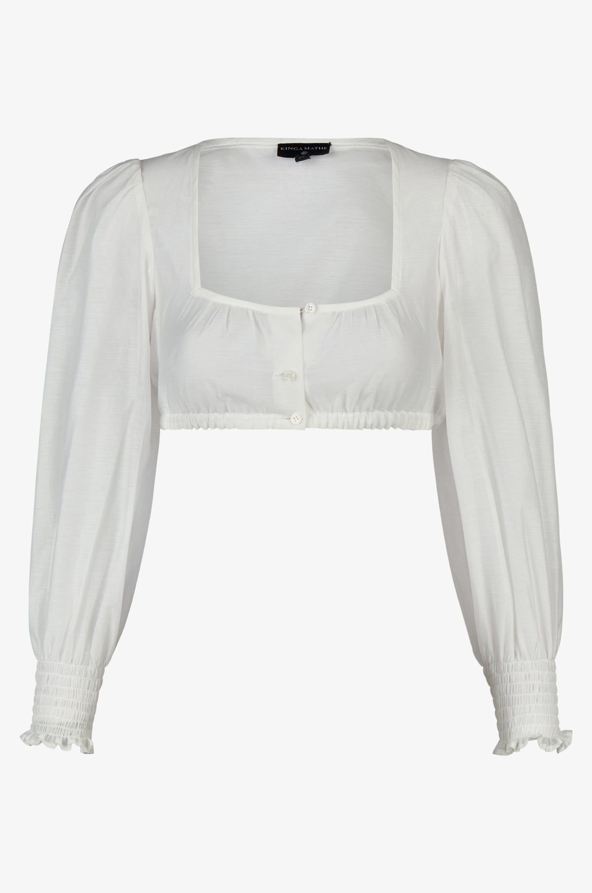 Dirndlbluse Lorina in Weiß