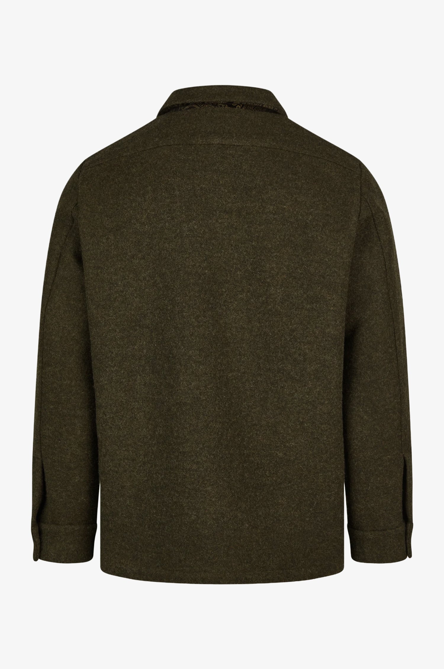 Overjaket Elias in Olive mit Taschen