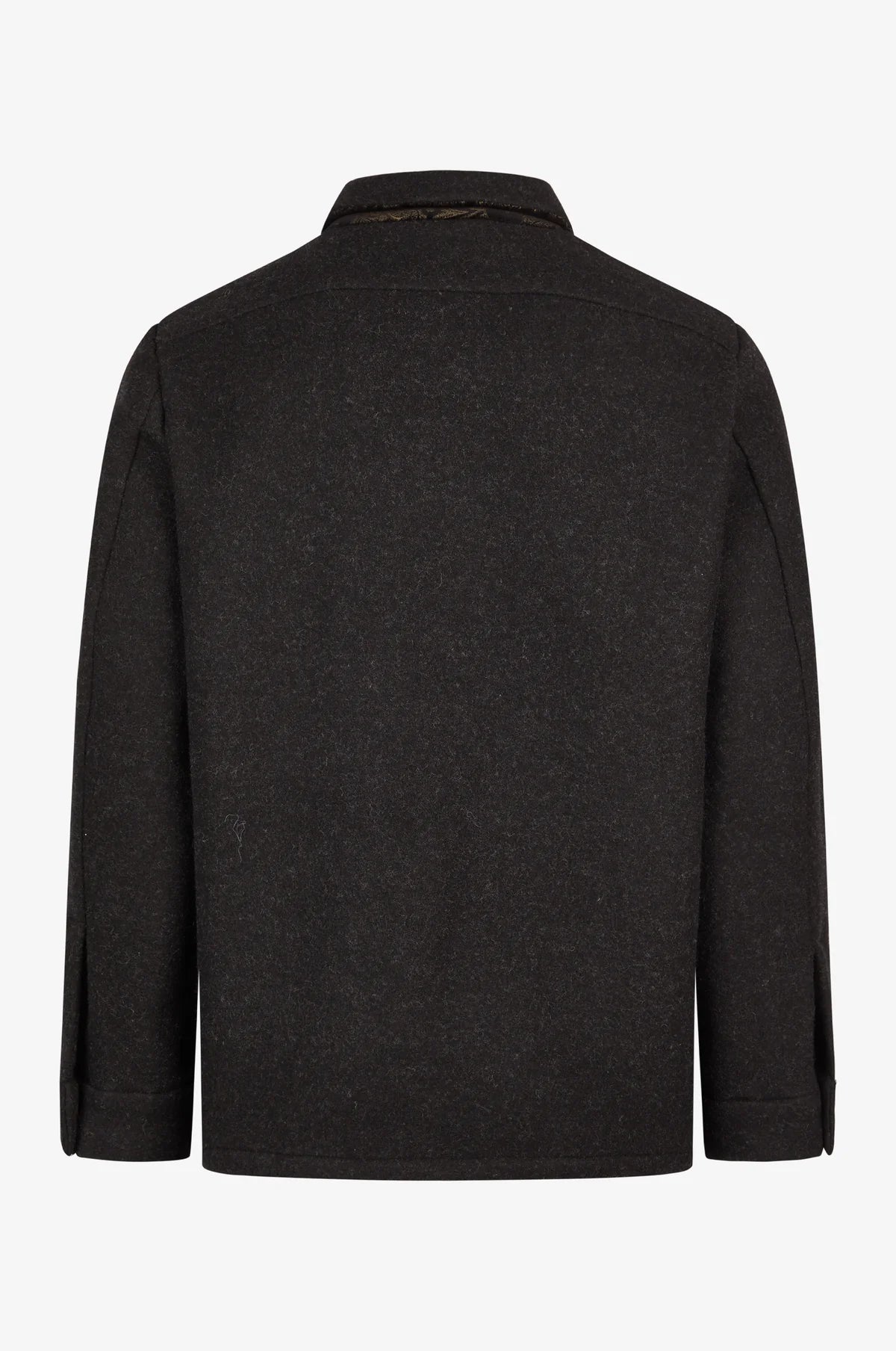 Overjaket Elias in Schwarz mit Taschen