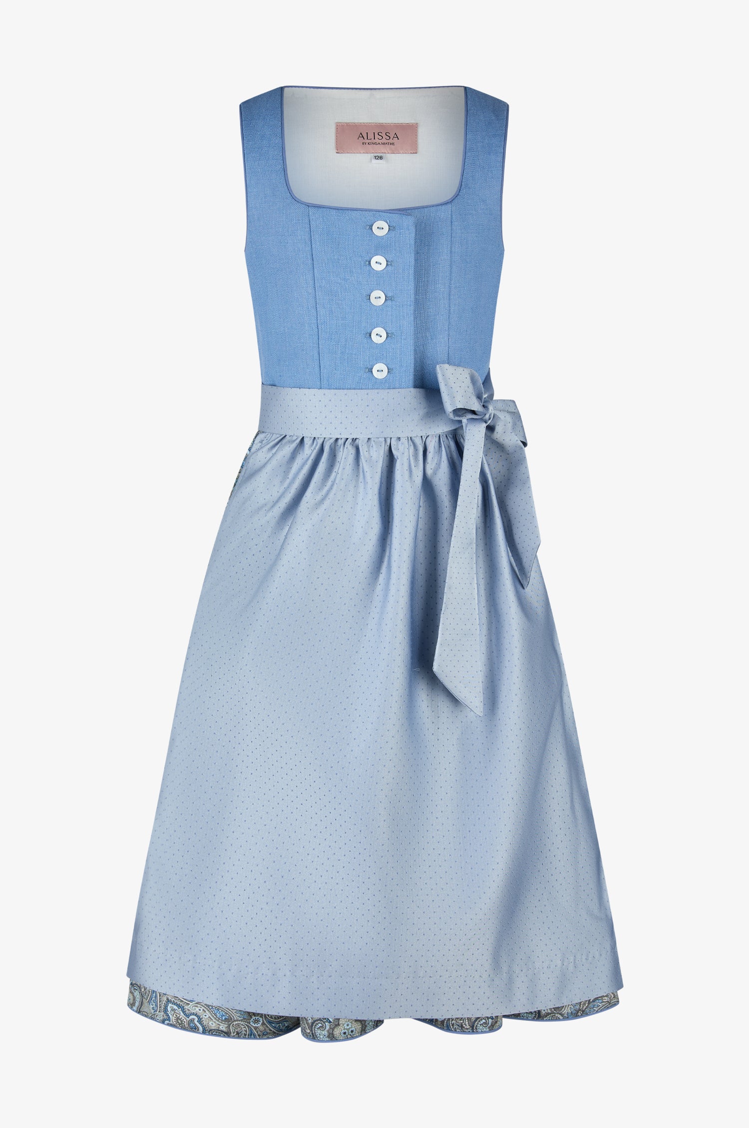 Kinderdirndl Lia in Blau