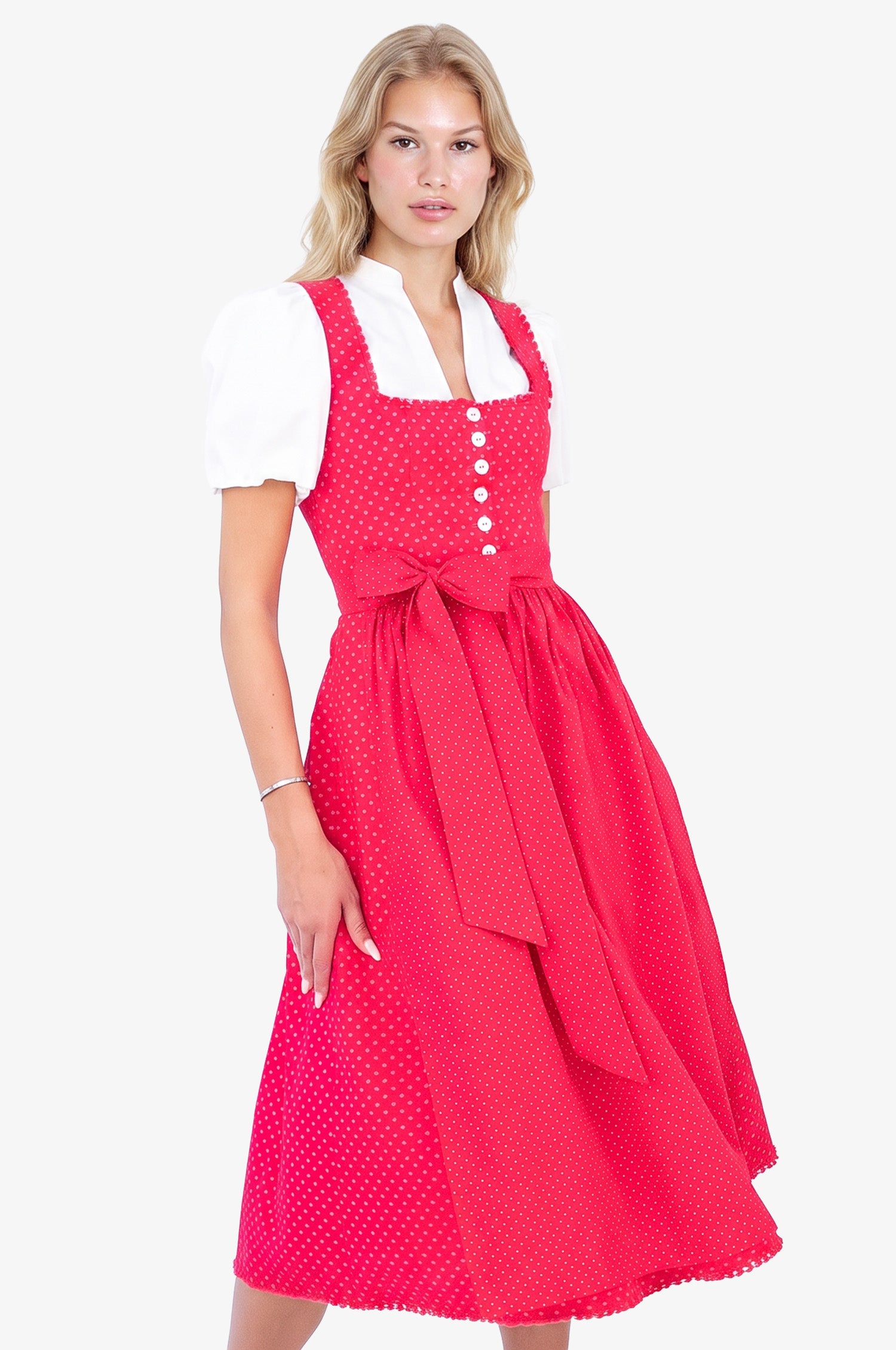 Dirndl Therese in Rot