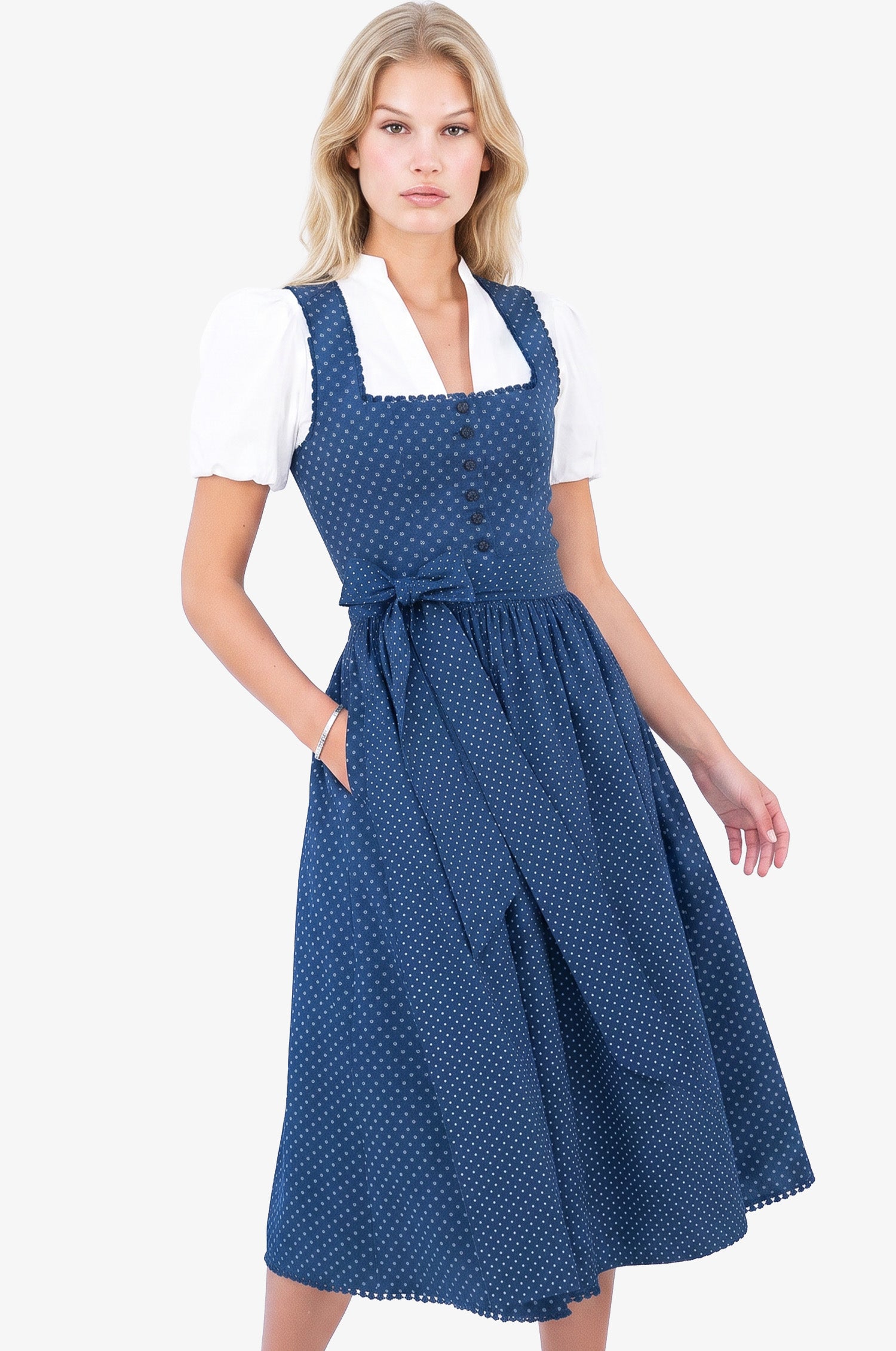 Dirndl Therese in Nachtblau