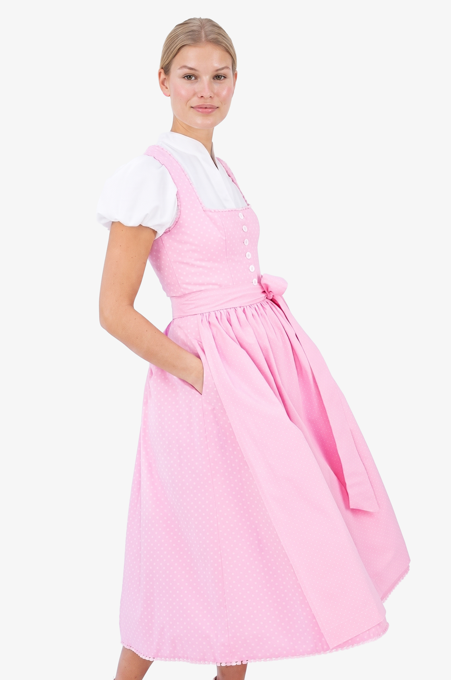 Dirndl Therese in Rosa