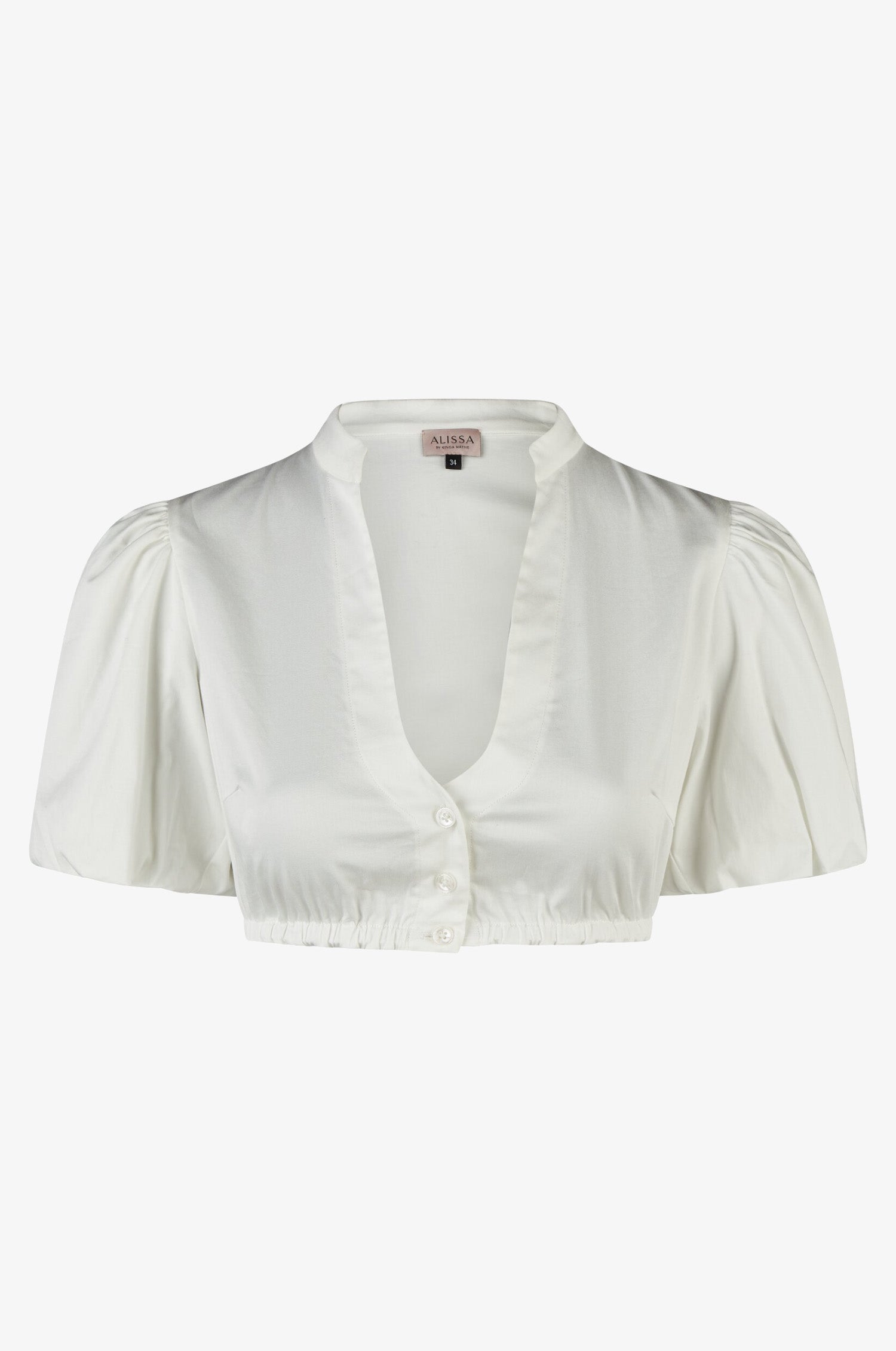 Dirndlbluse Alexa in weiß