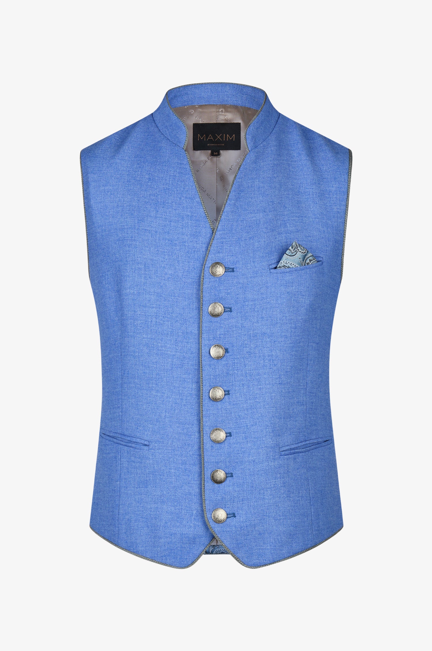 Weste Henry in Hellblau