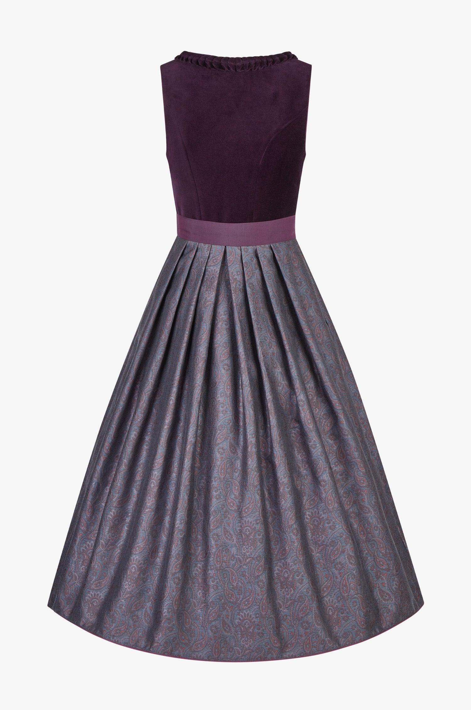 Dirndl Tara in Aubergine