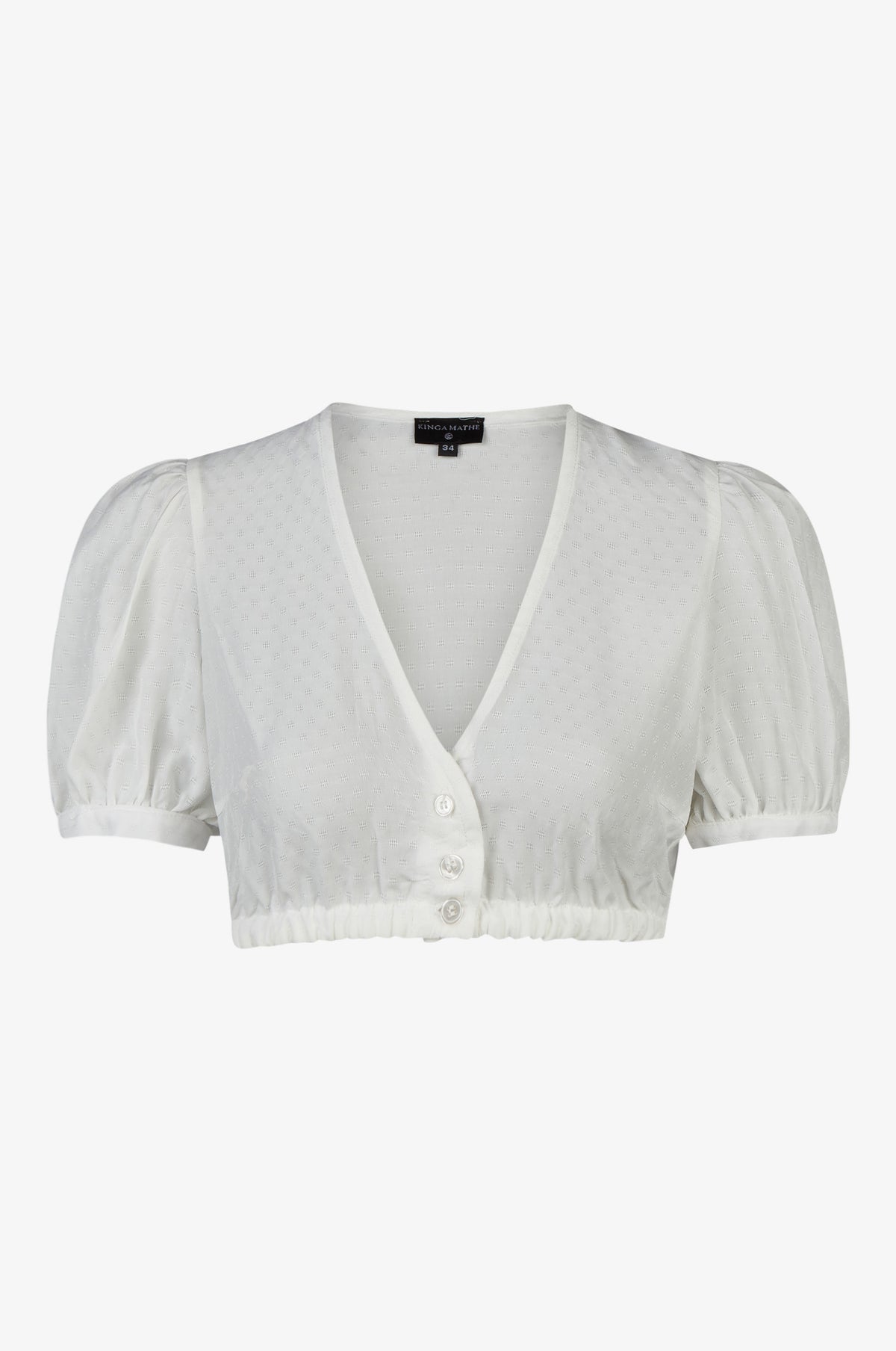 Dirndlbluse Anna in Weiß
