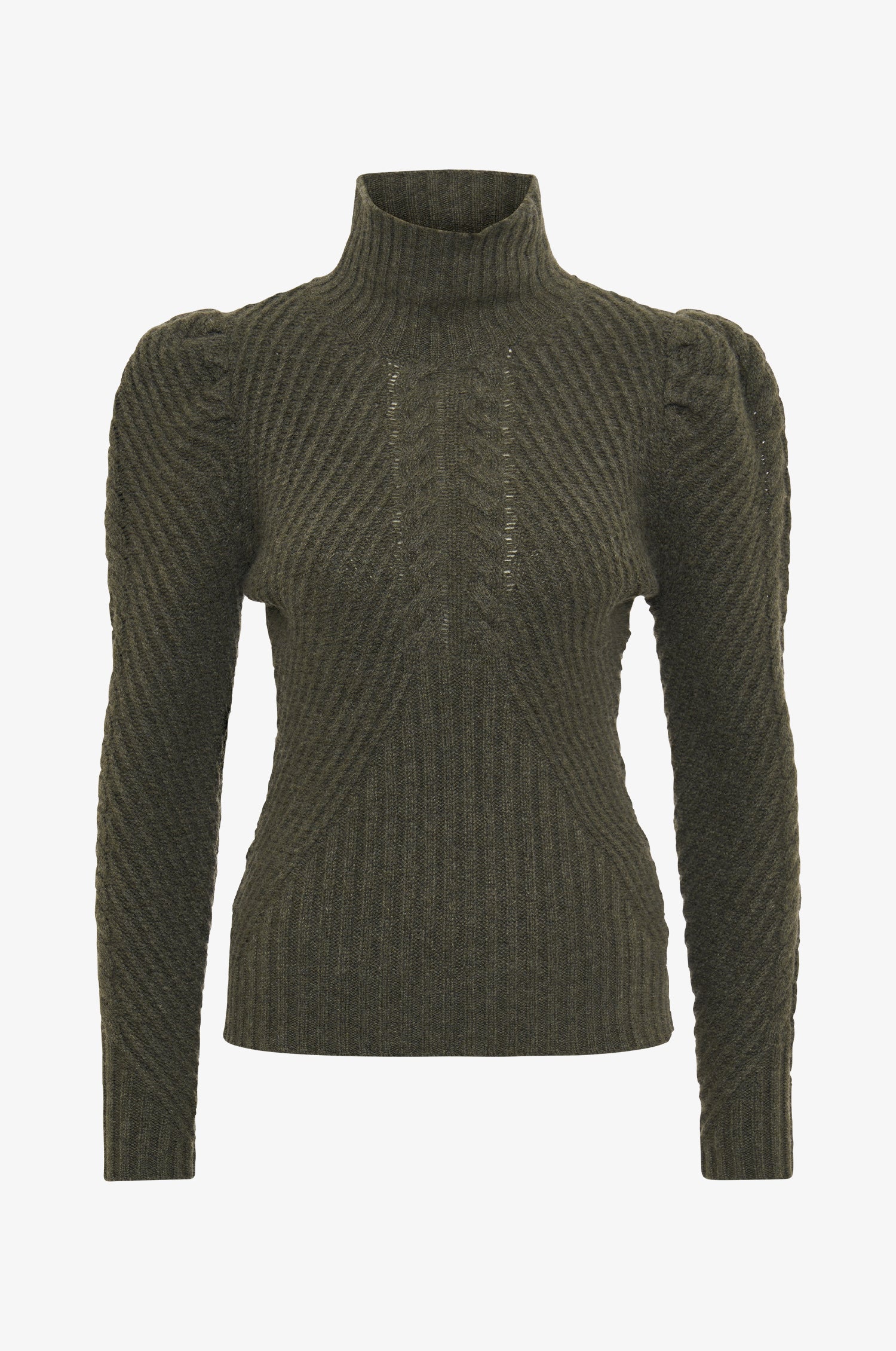 Cashmere Pullover Clara in Olive