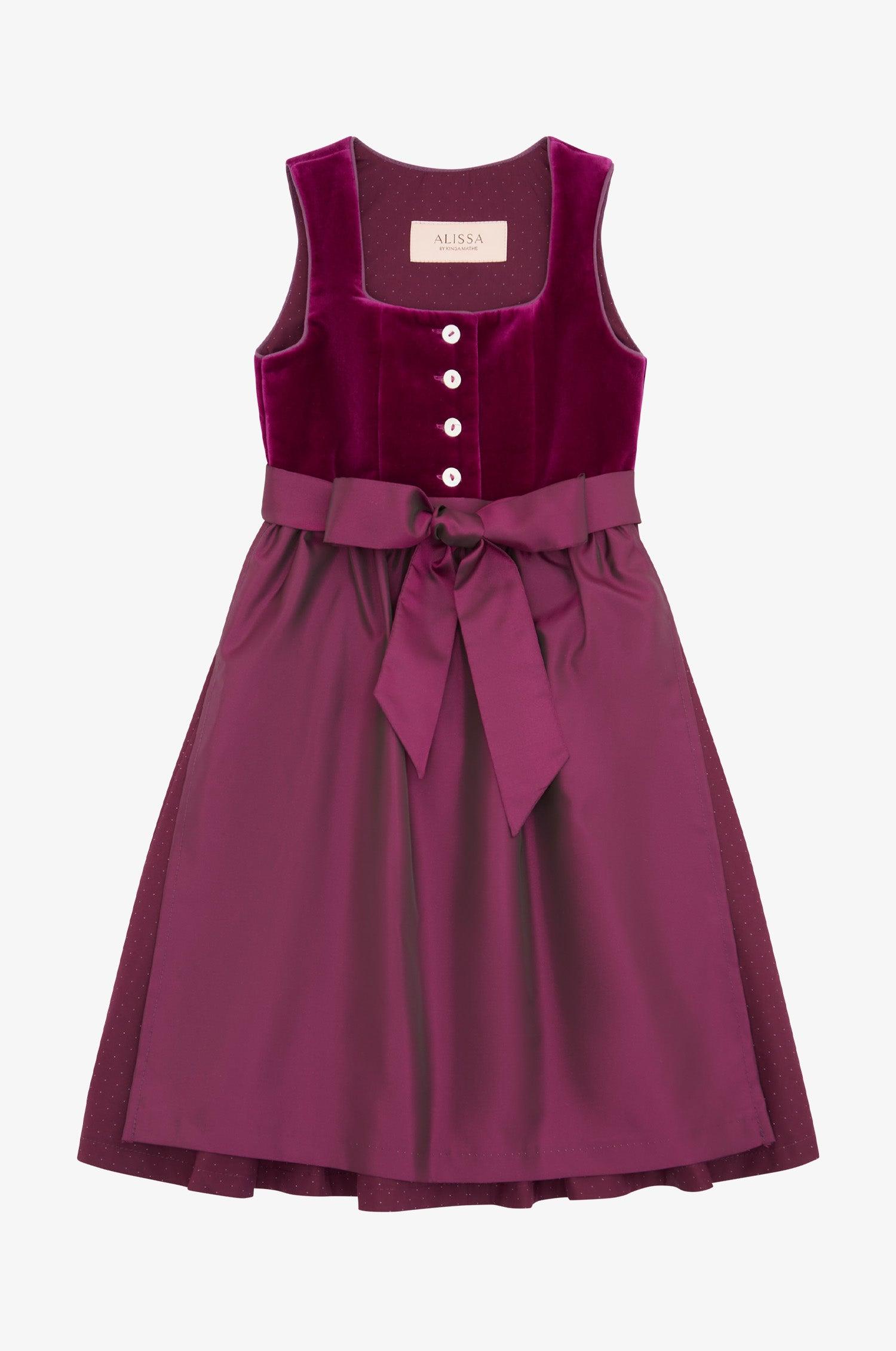 Kinga Mathe Kinderdirndl Alice in Fuchsia