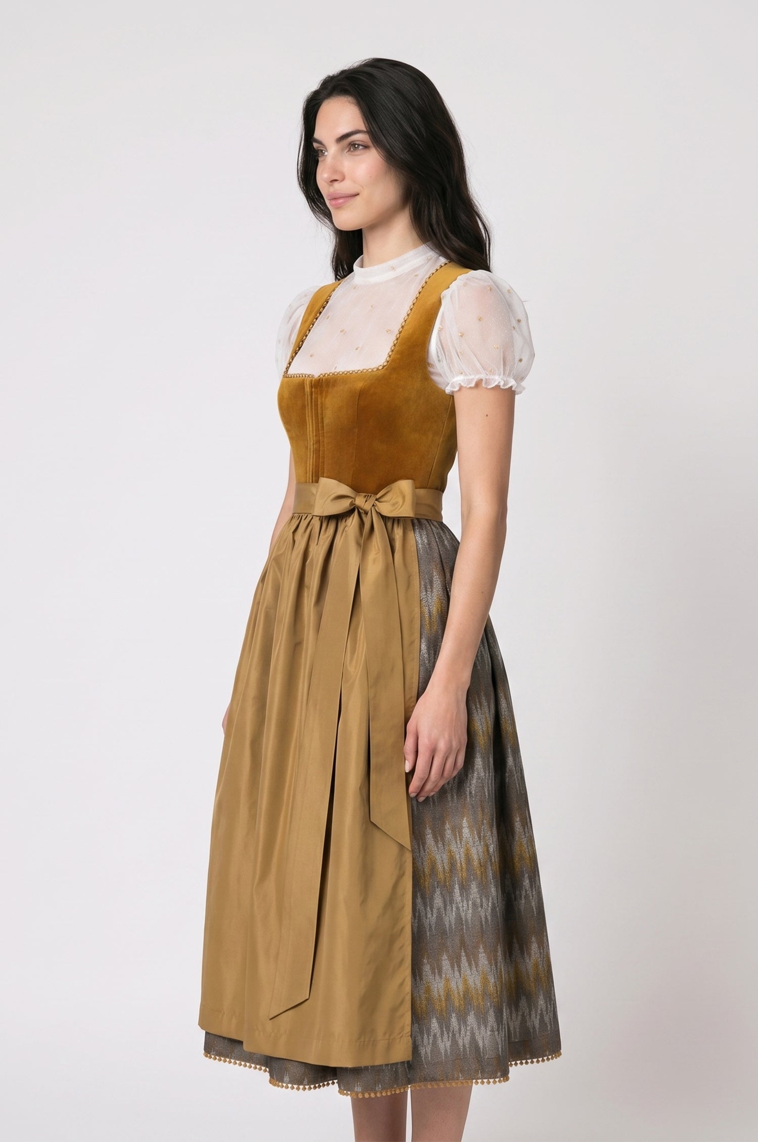 Dirndl Ancona in Gold
