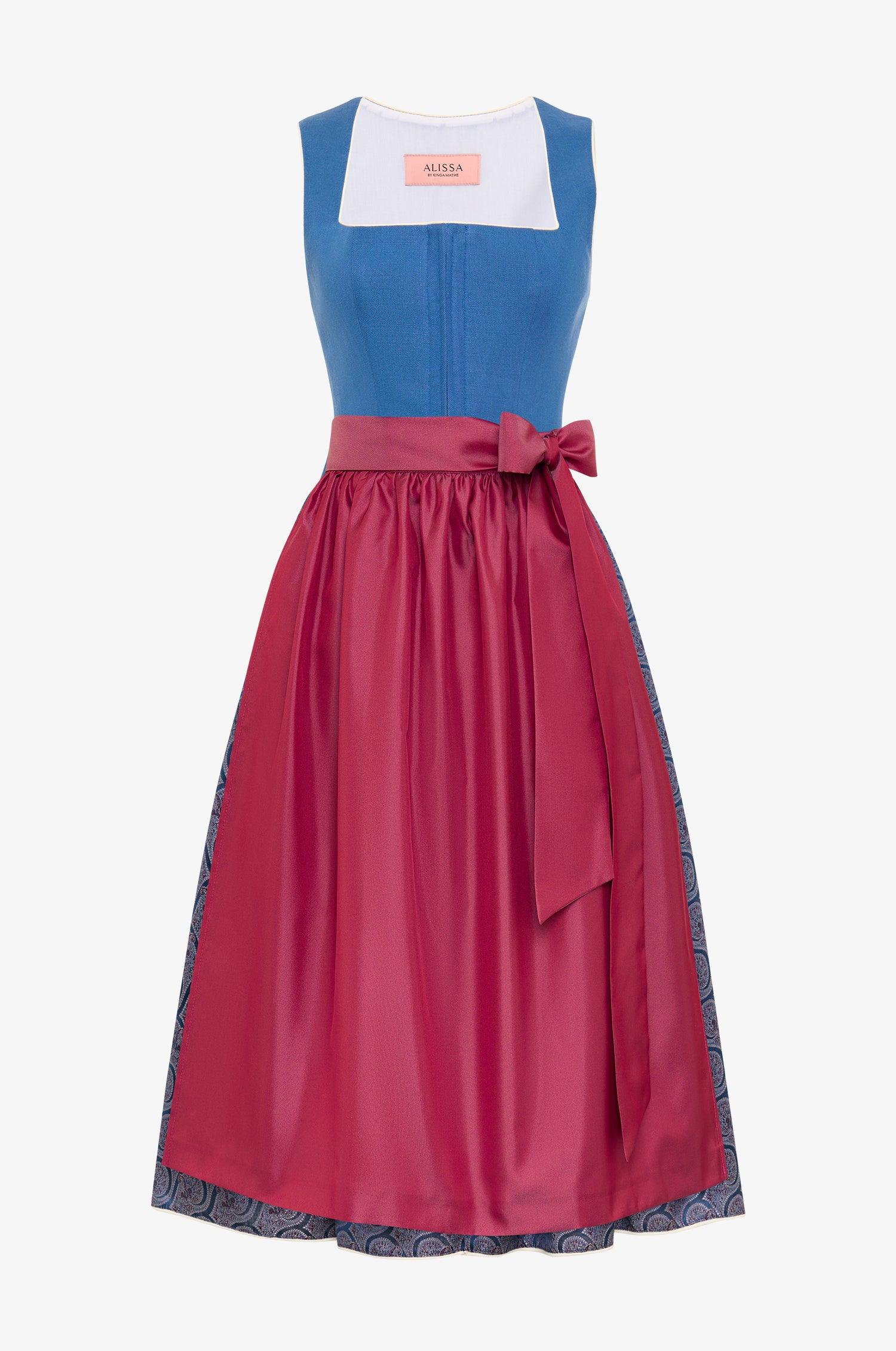 Kinga Mathe Dirndl Annika in Blau