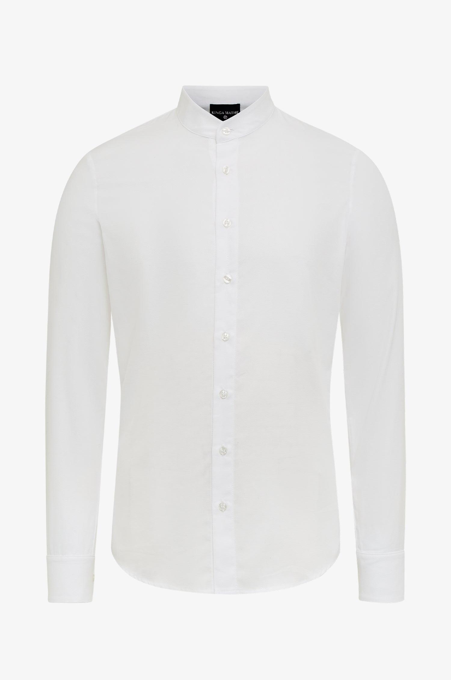 Kinga Mathe Baumwollhemd Leo in Weiß