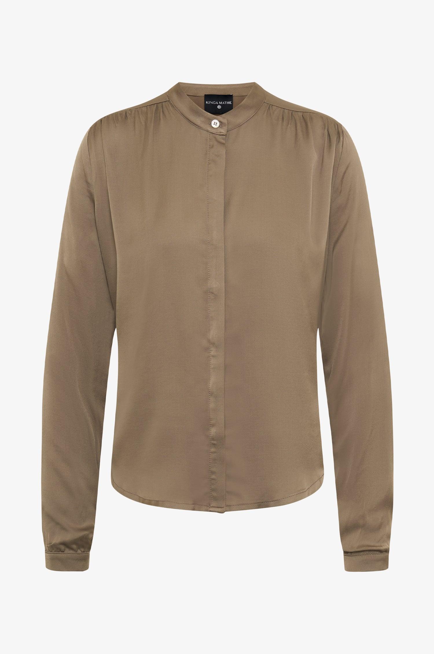 Kinga Mathe Bluse Anette in Taupe