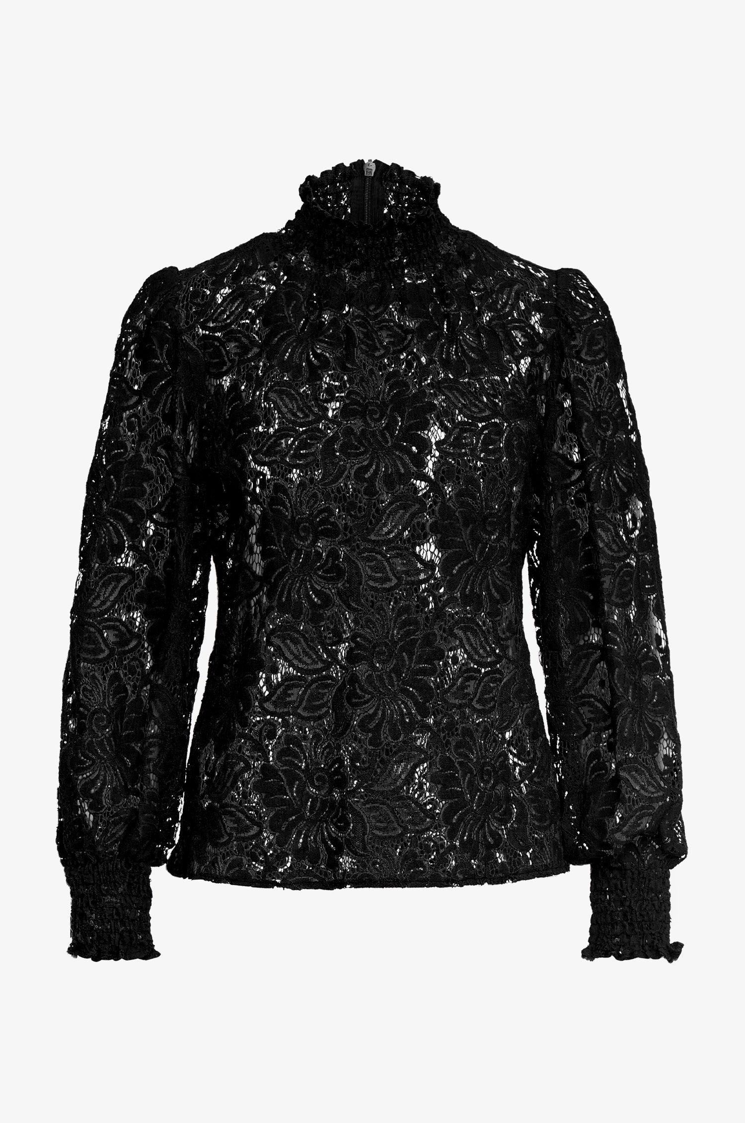 Kinga Mathe Bluse Aurelia in Schwarz