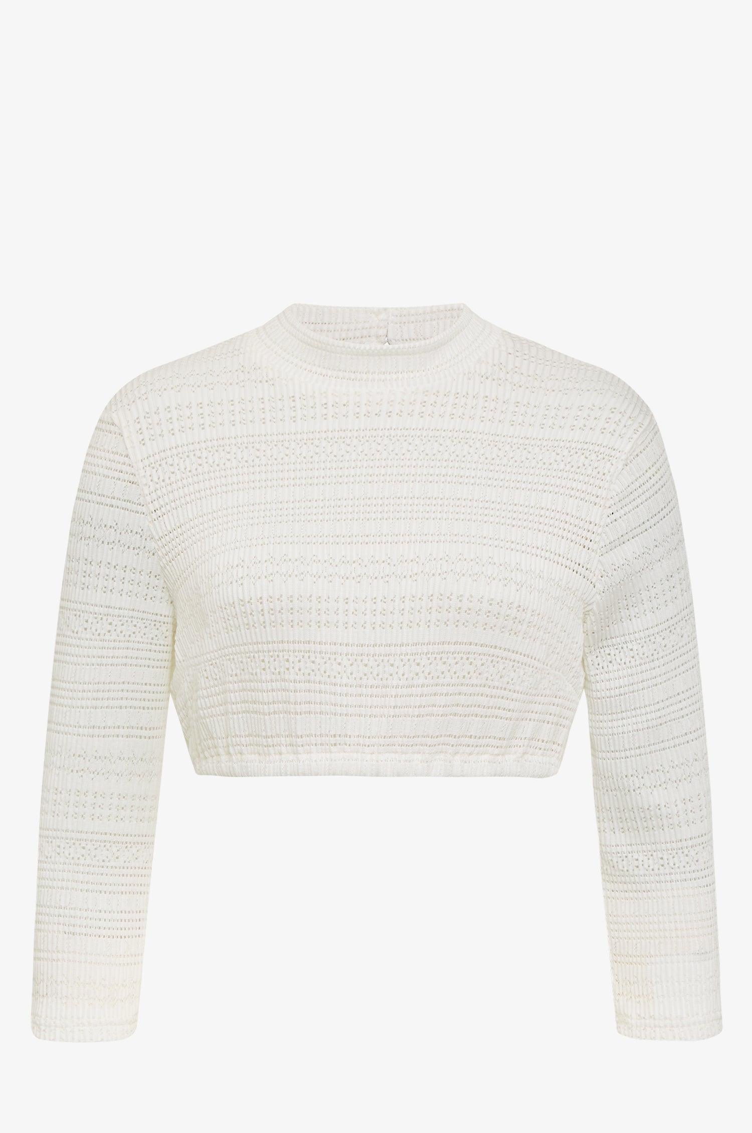 Kinga Mathe Top Liliana in Ivory