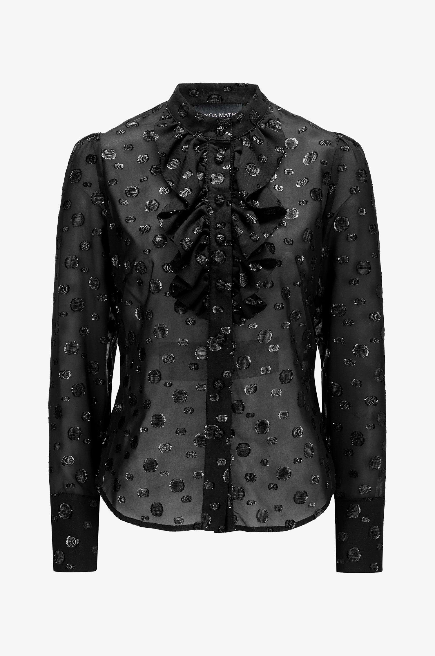 Kinga Mathe Bluse Lynn in Schwarz