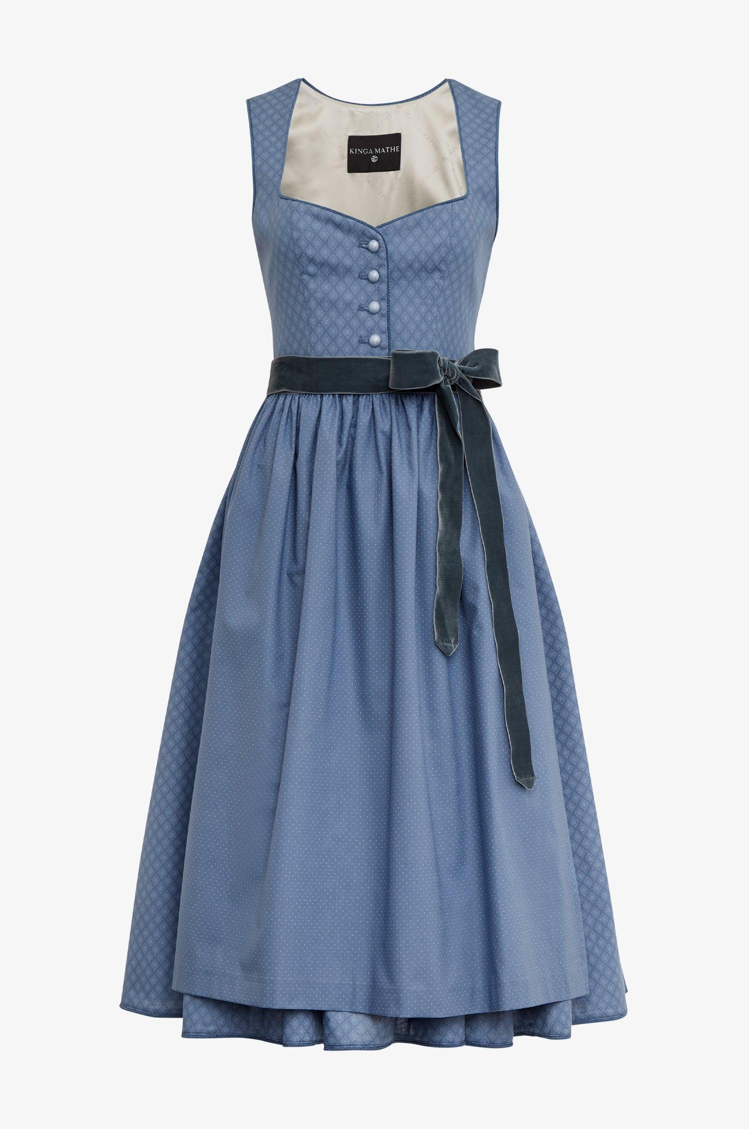 Kinga Mathe Dirndl Avila in Stahlblau
