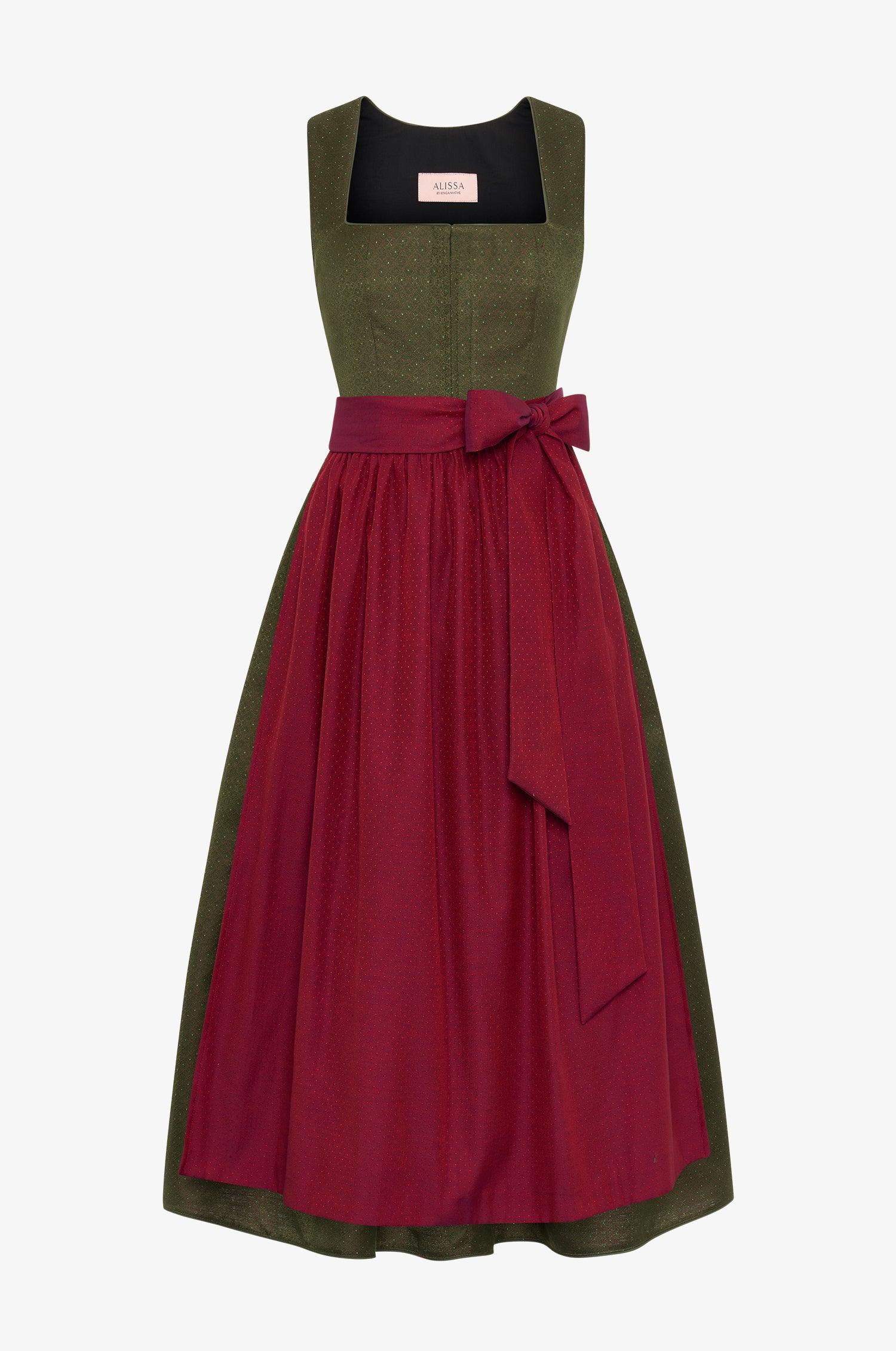 Kinga Mathe Dirndl Merle in Olive