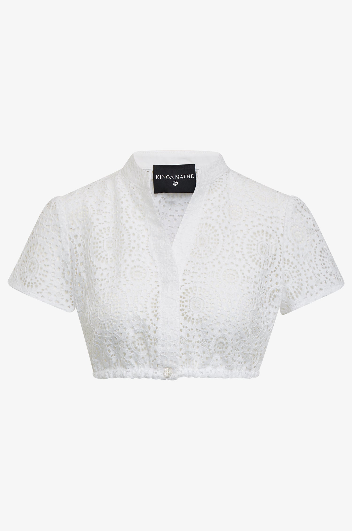 Kinga Mathe Dirndlbluse Suri in Weiß