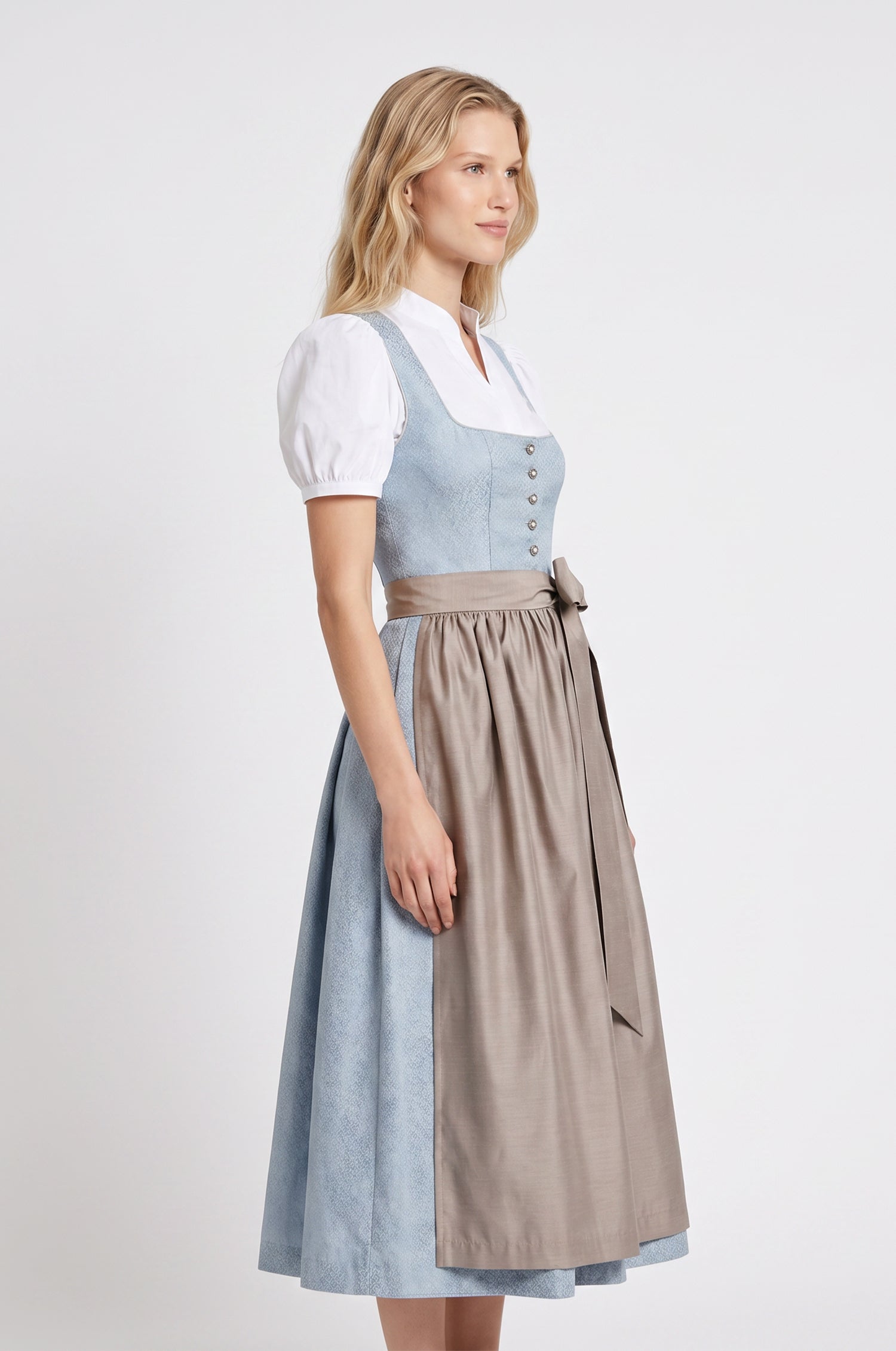 Dirndl Elisabeth in Stahlblau