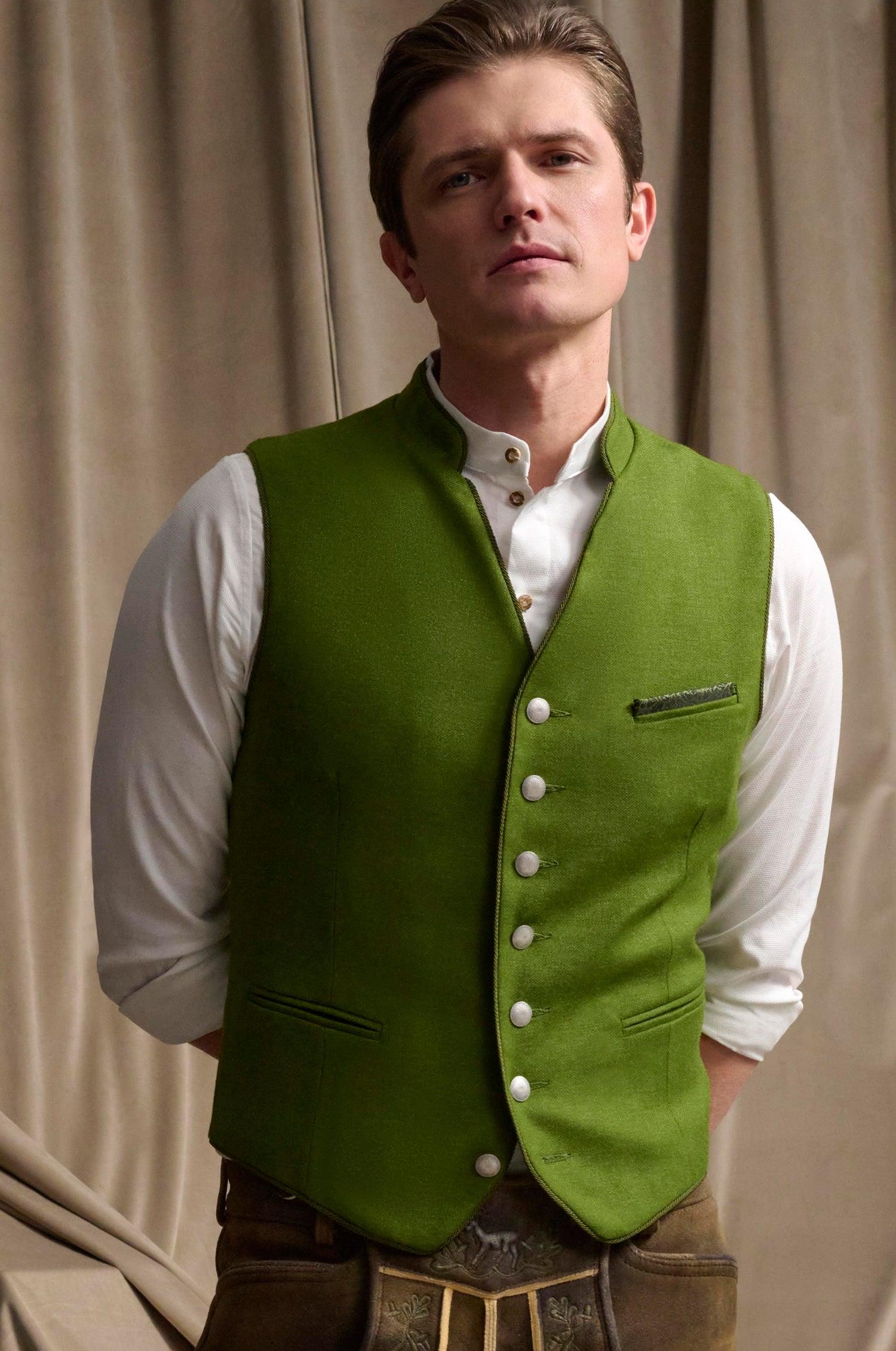 Kinga Mathe Gilet Henry in Kiwi