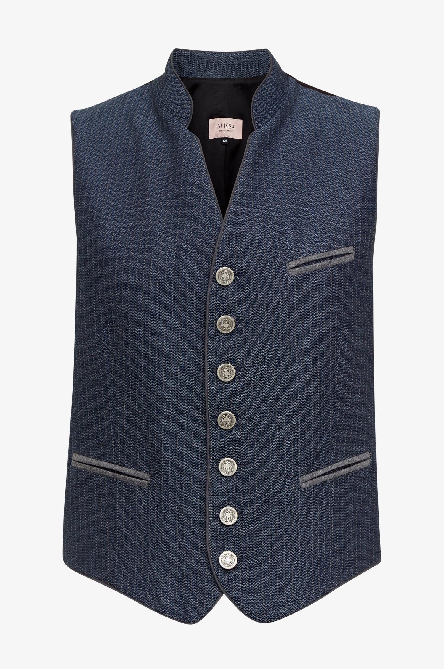 Kinga Mathe Gilet Henry in Blau