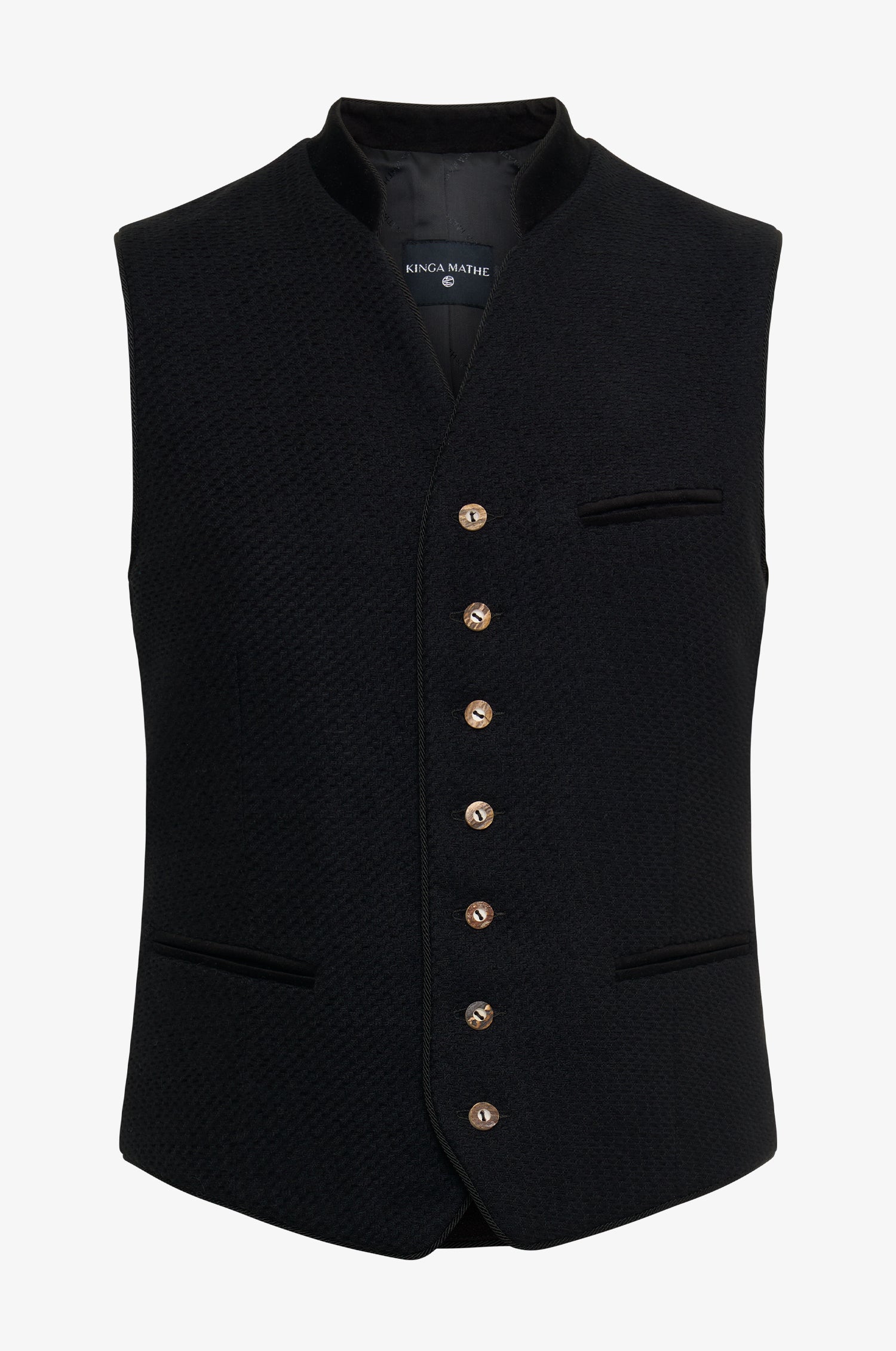 Kinga Mathe Gilet Henry in Schwarz