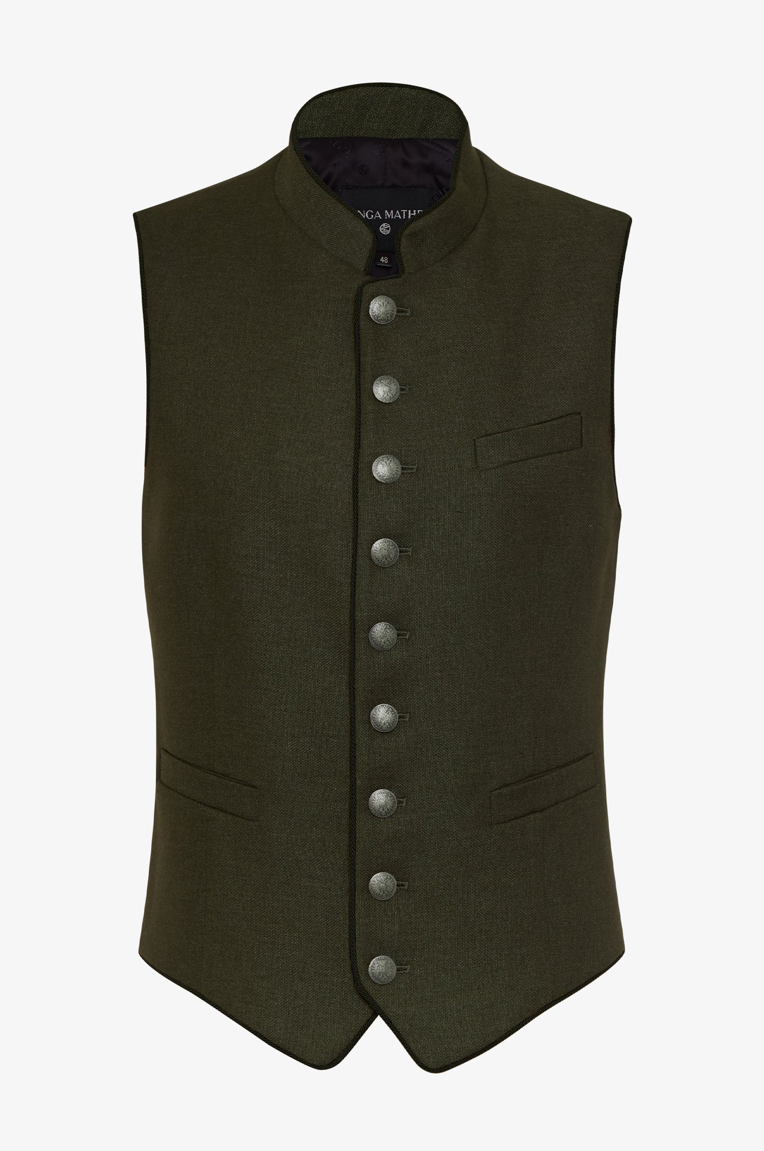 Kinga Mathe Gilet Nick aus Wolle in Loden