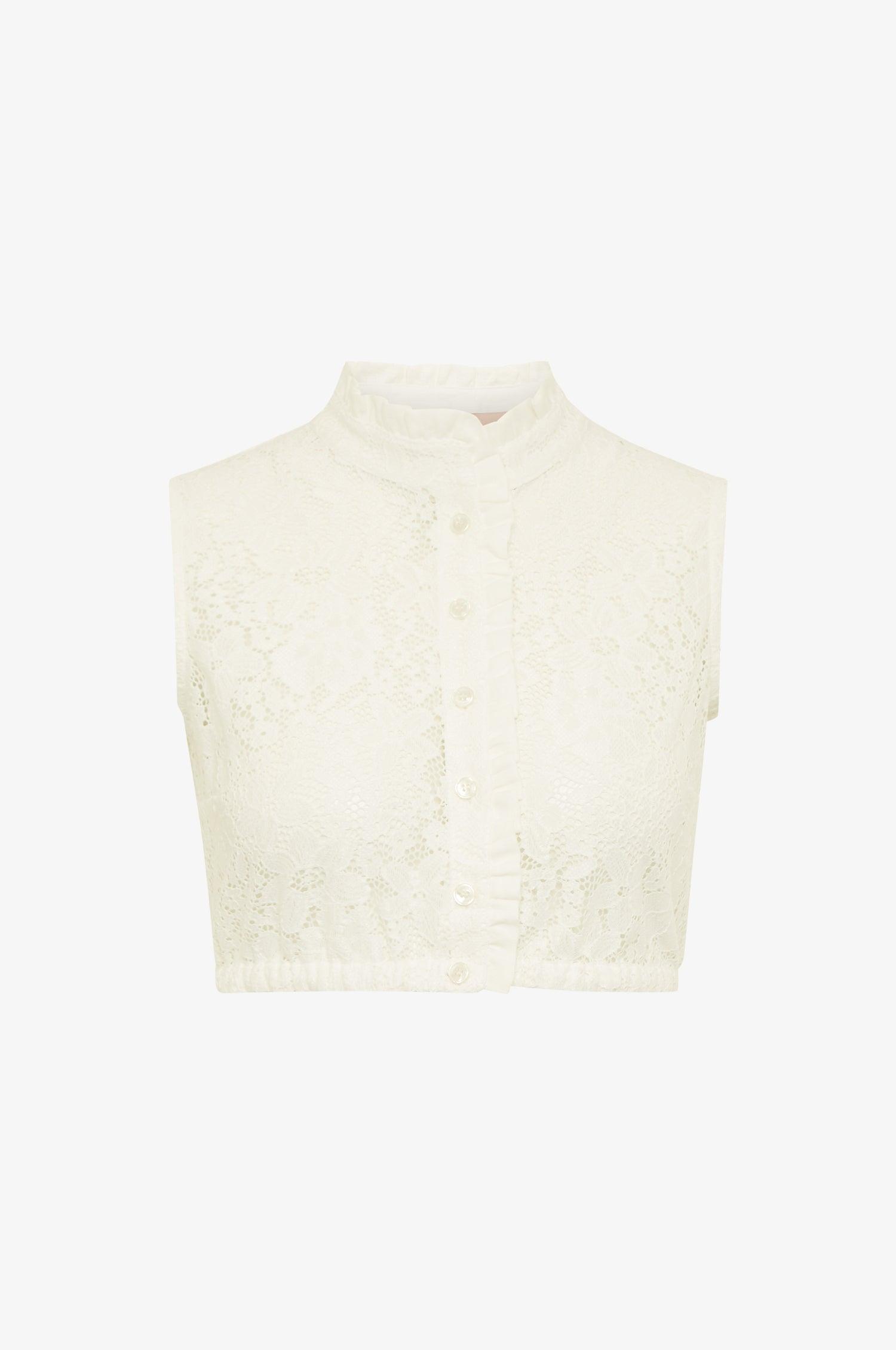 Kinga Mathe Dirndlbluse Gina in Cremeweiß