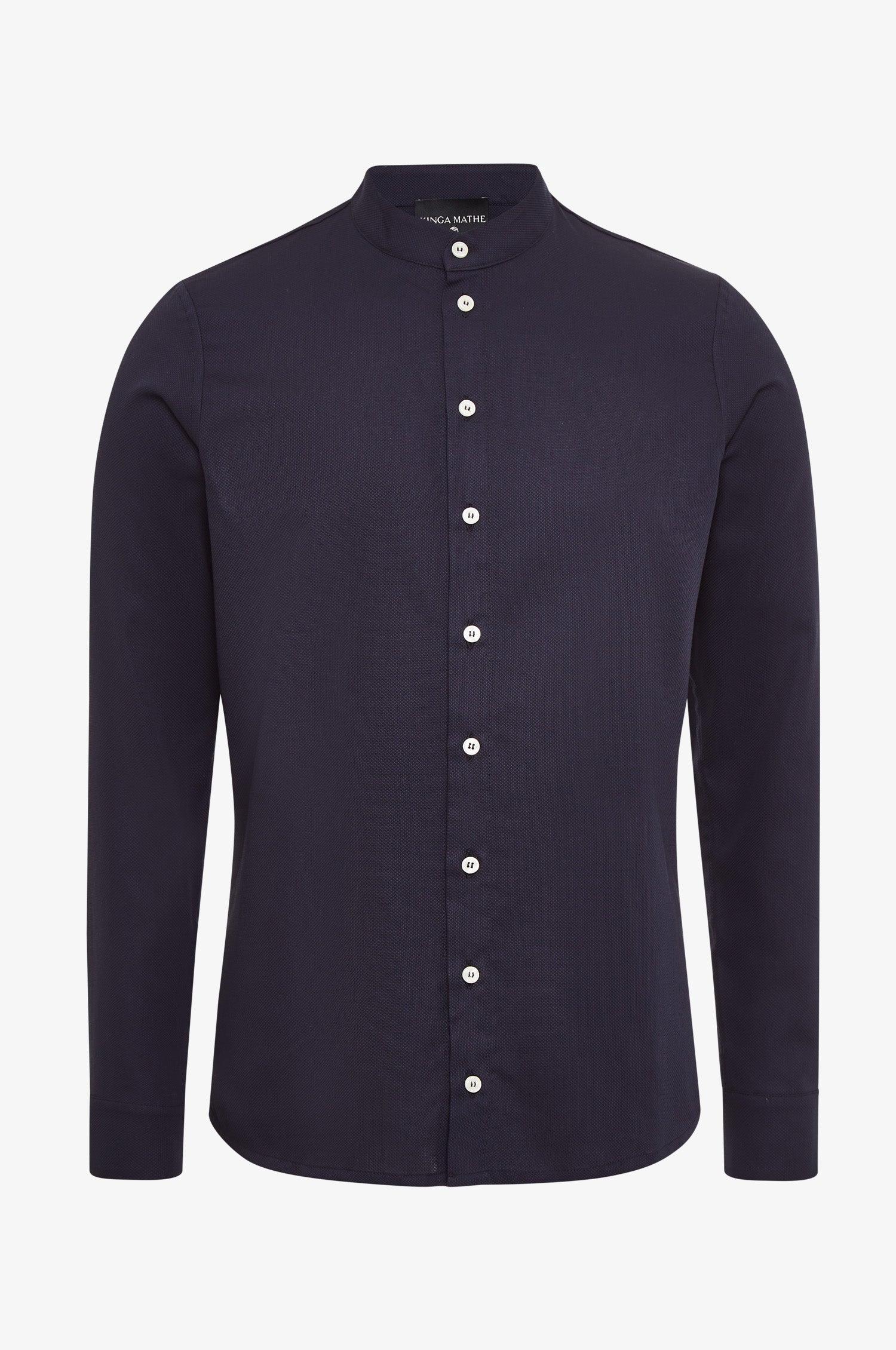 Kinga Mathe Hemd Leo in Nachtblau