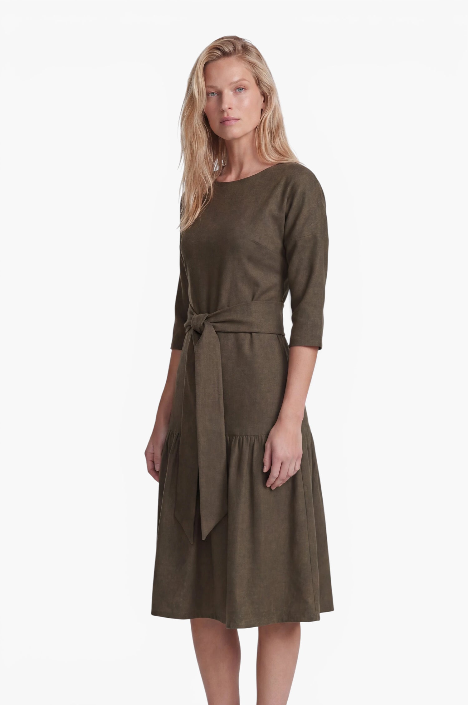 Kleid Isabella in Loden
