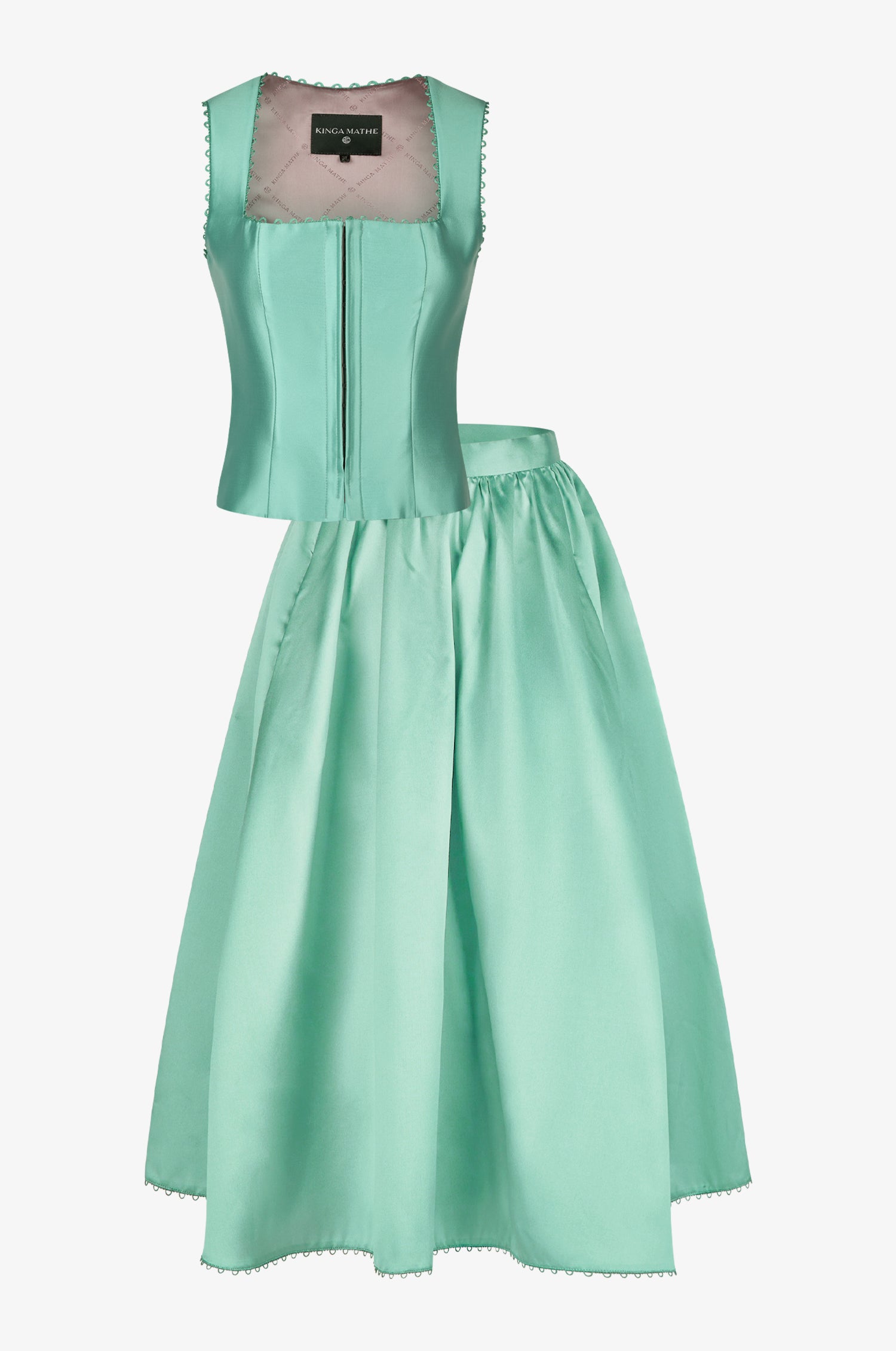 Kinga Mathe Set in Jade