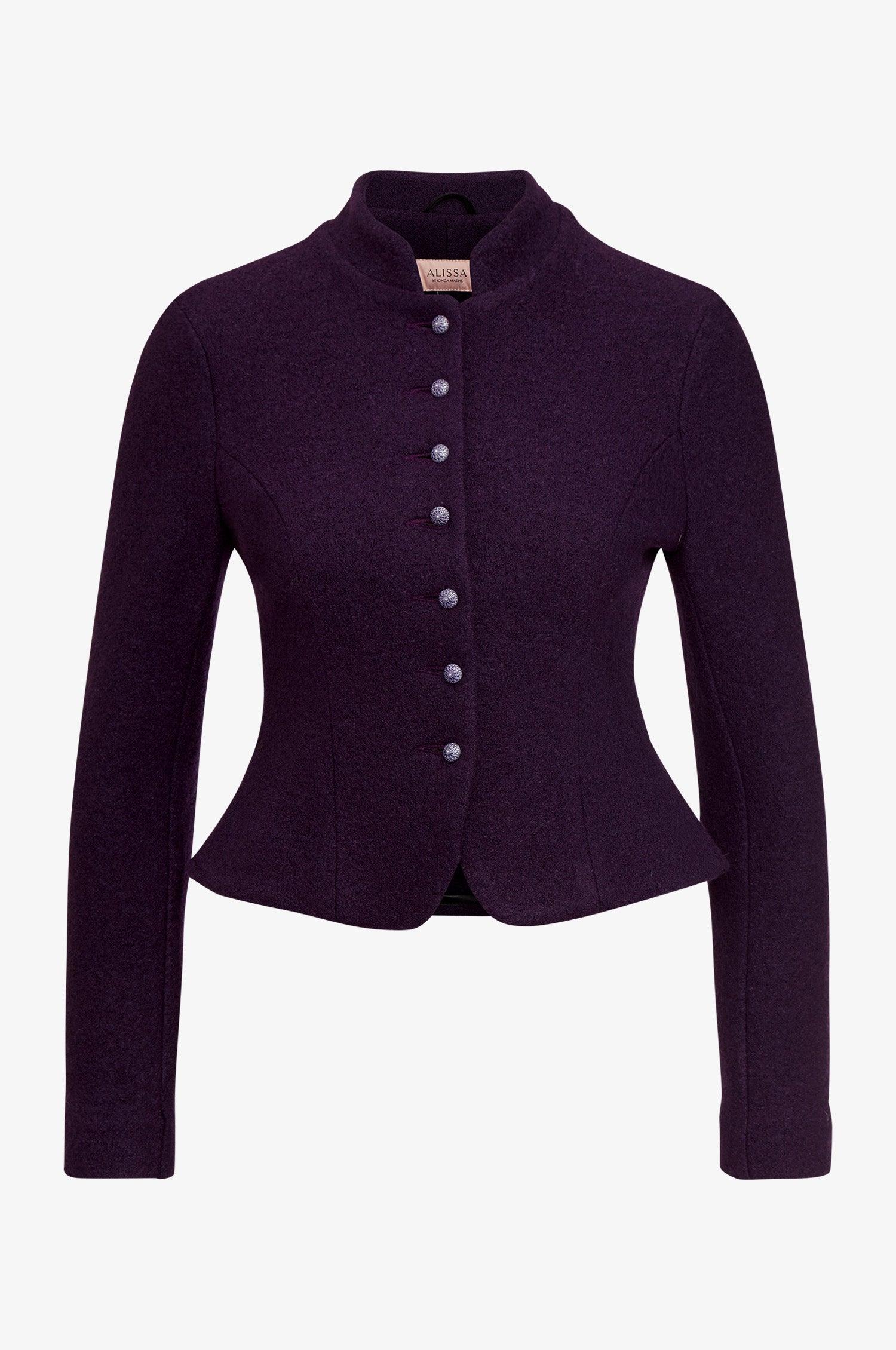 Trachtenjacke Mila in Aubergine