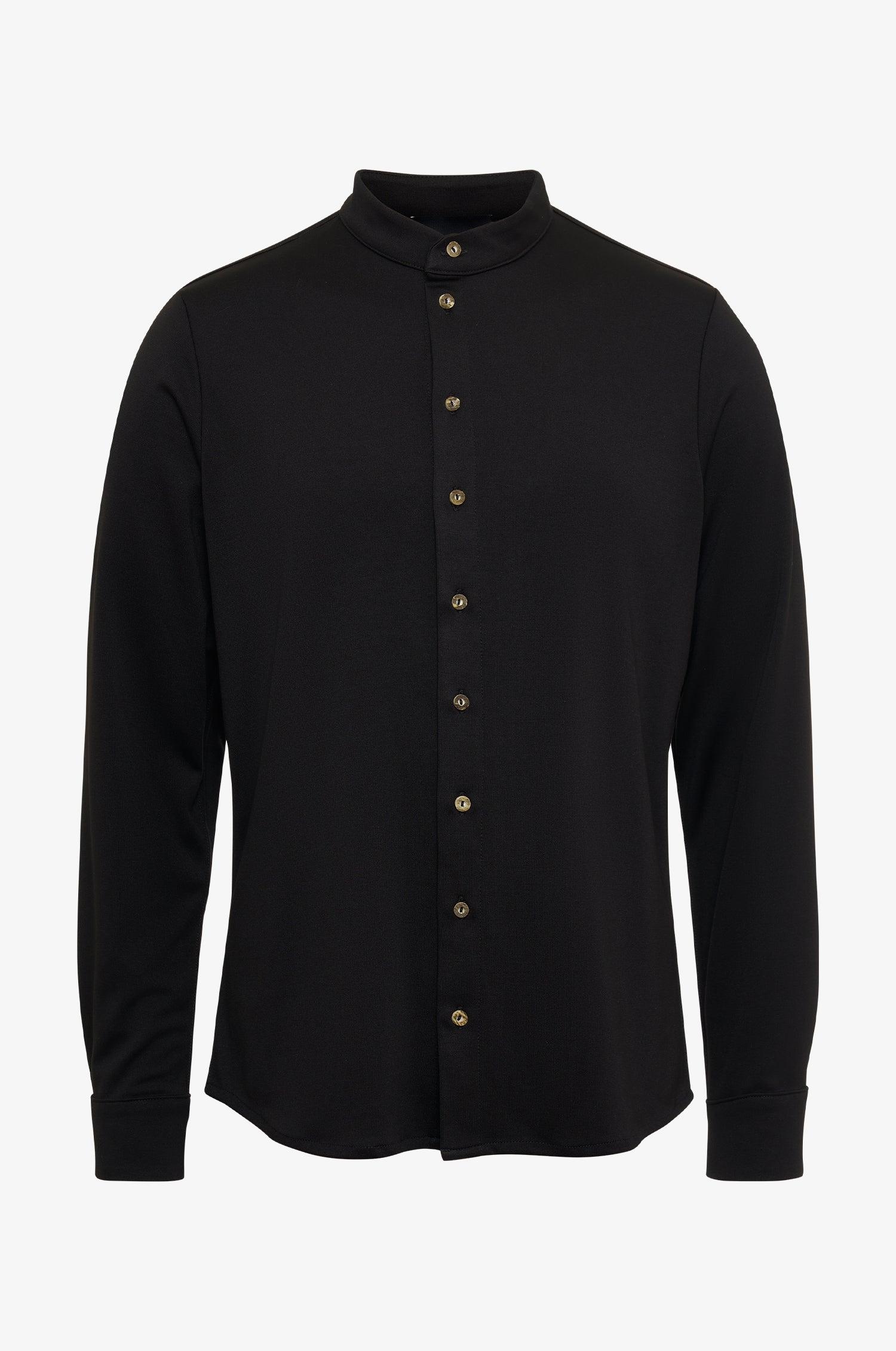 Kinga Mathe Jersey Hemd Leo in Schwarz