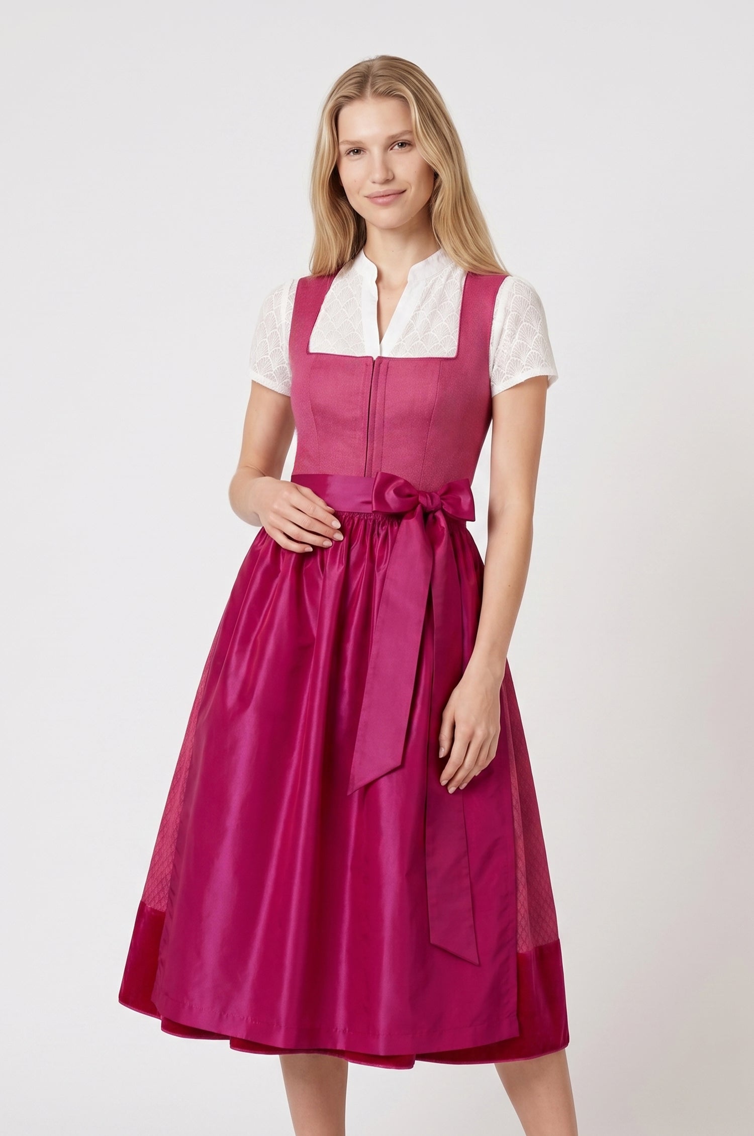 Jubiläumsdirndl in Pink