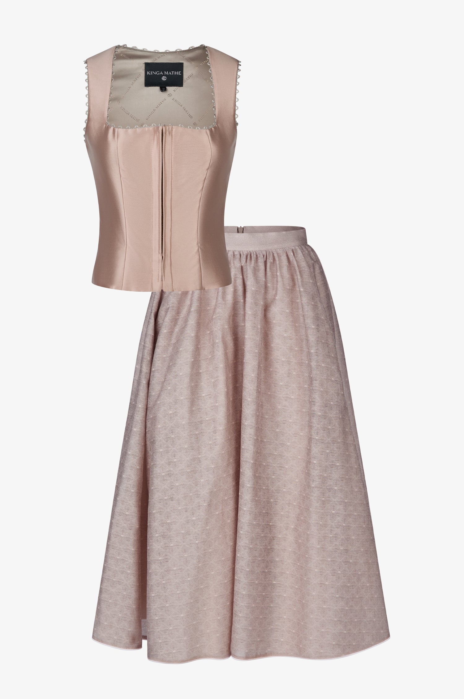 Kinga Mathe Set in Rose