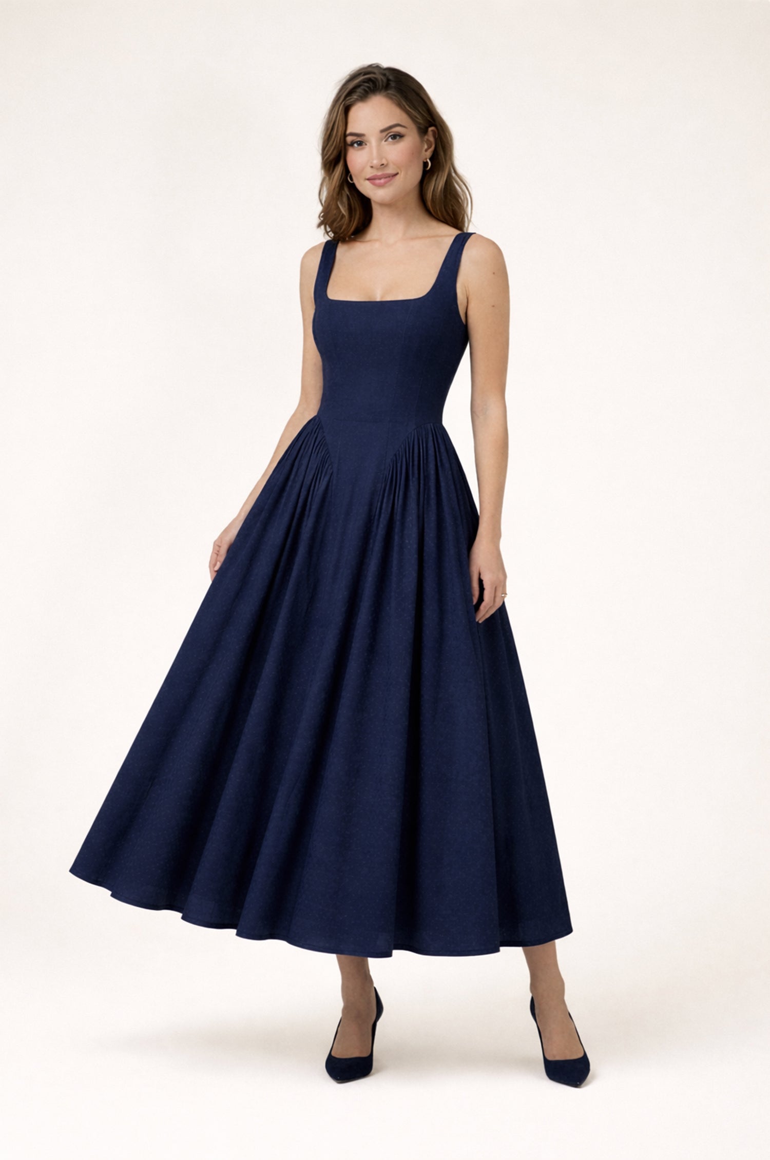 Kleid Veronika in Nachtblau