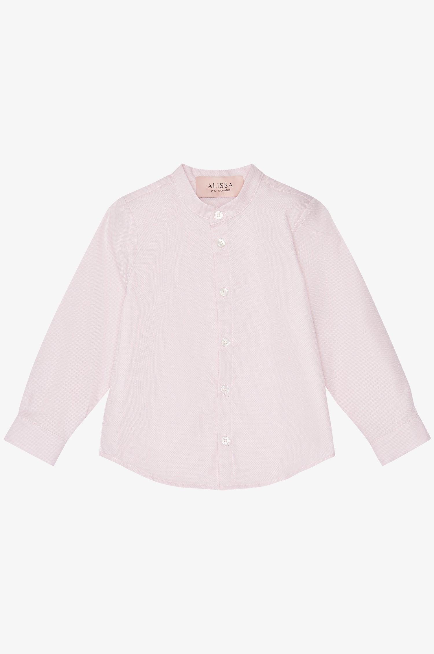 Kinga Mathe Knabenhemd Fin in rosa