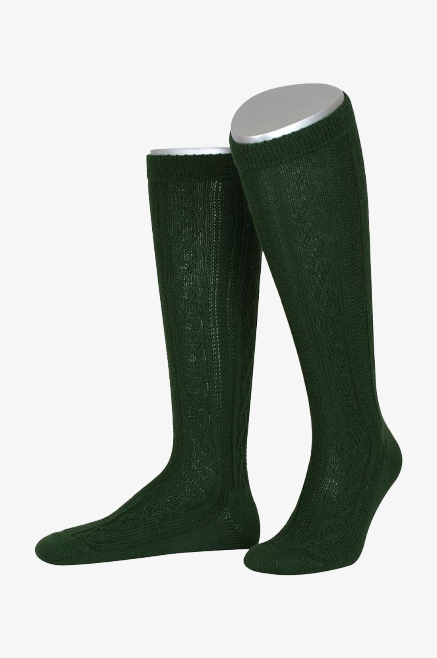 Kinga Mathe Herren Kniestrümpfe in Tannengrün