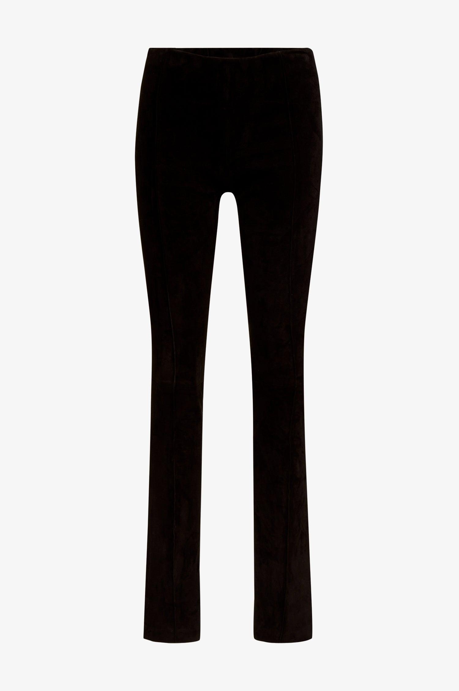 Kinga Mathe Lederhose Anouk in Schwarz