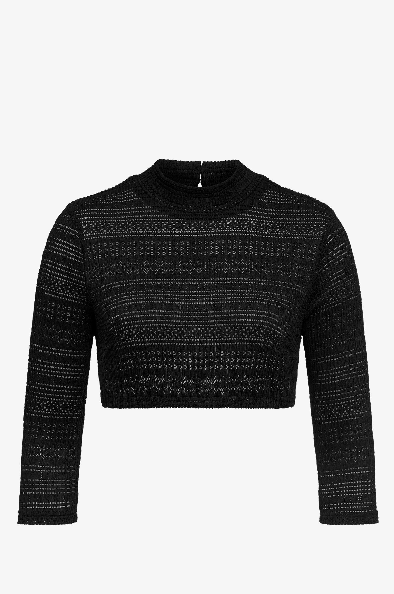 Kinga Mathe Top Liliana in Schwarz