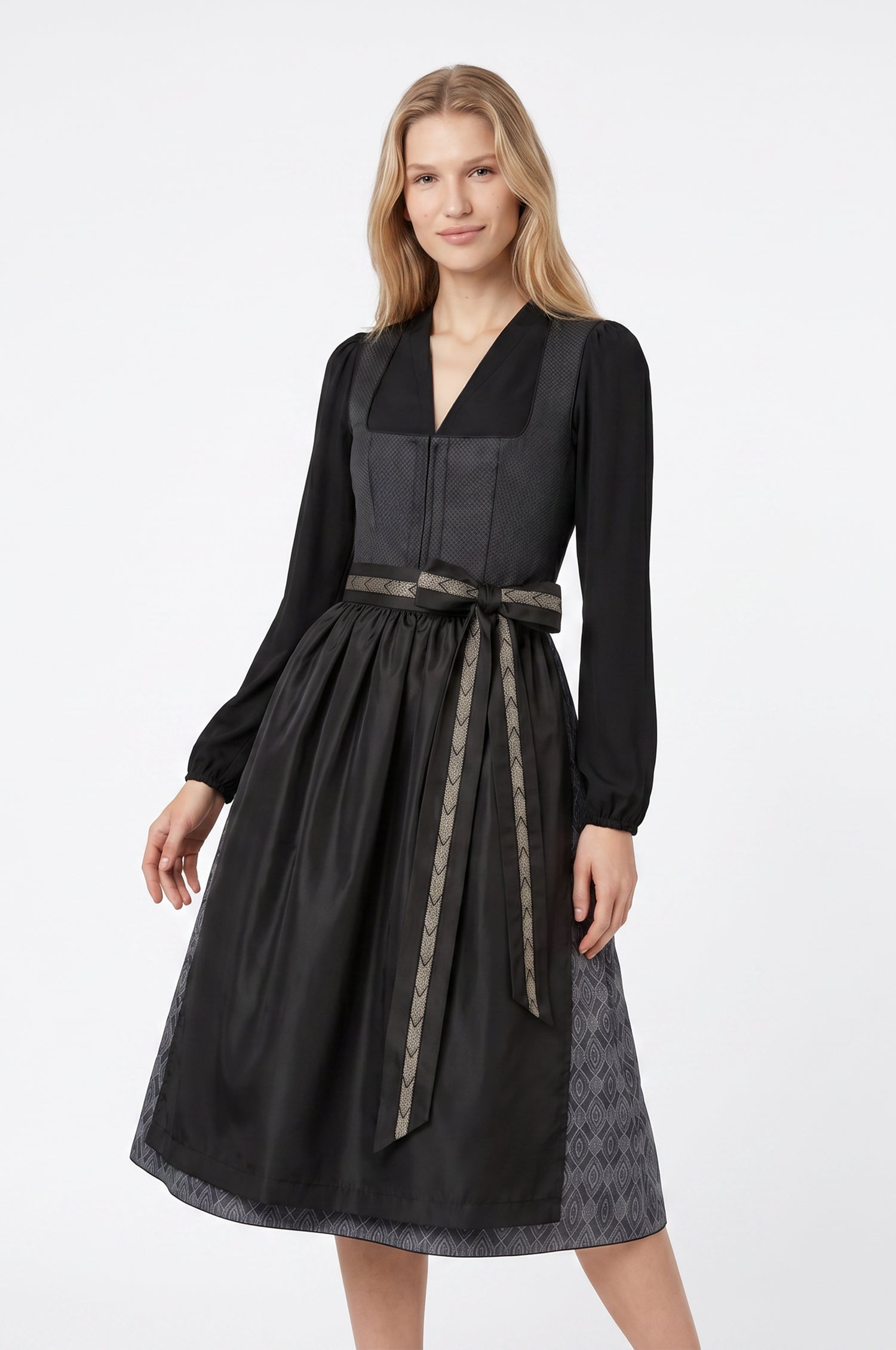 Dirndl Mia in Anthrazit