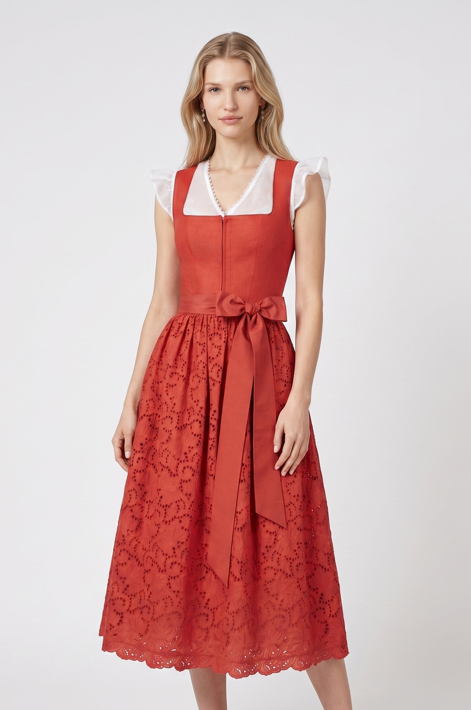 Dirndlkleid Modena in Orange