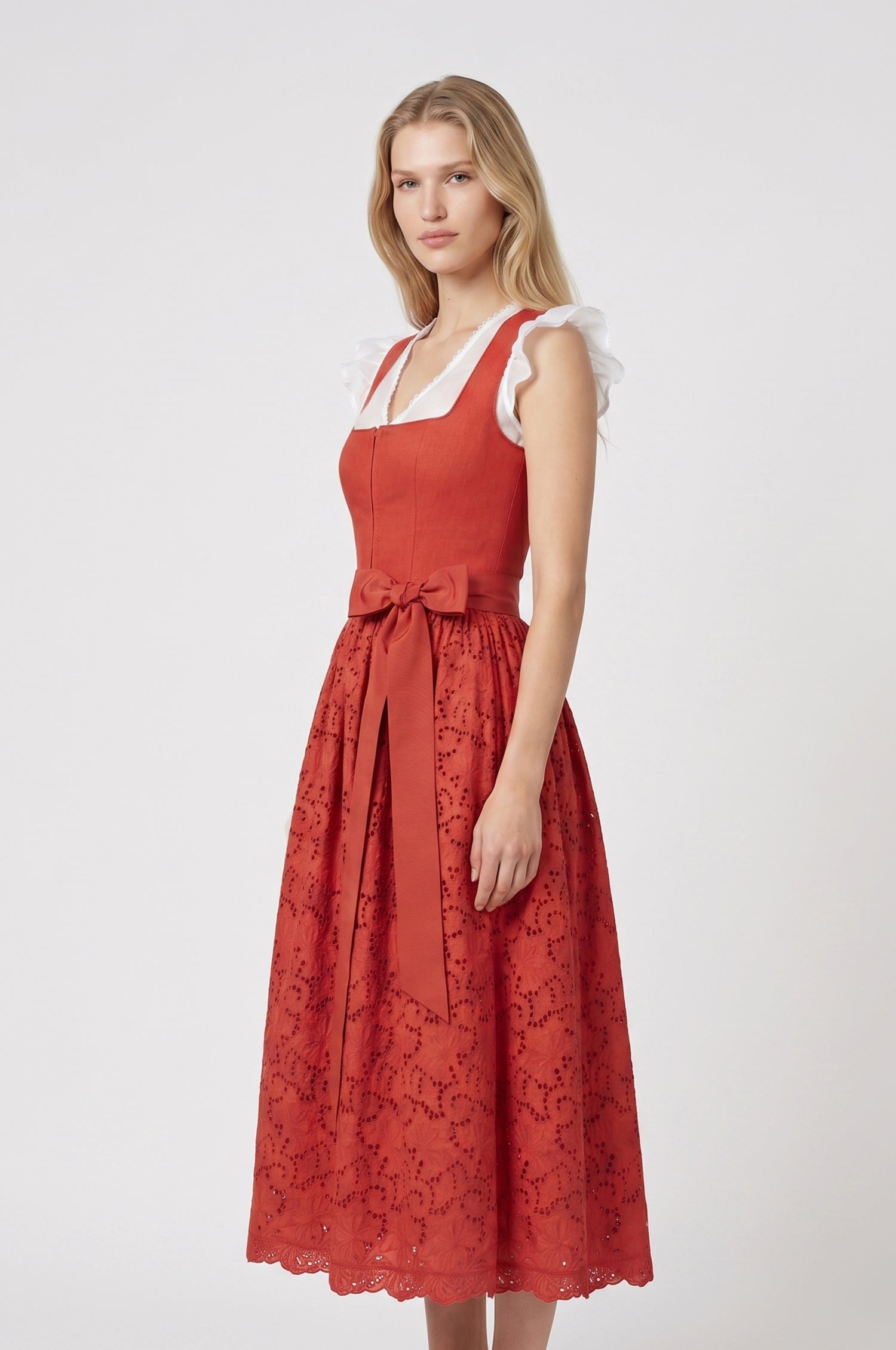 Dirndlkleid Modena in Orange