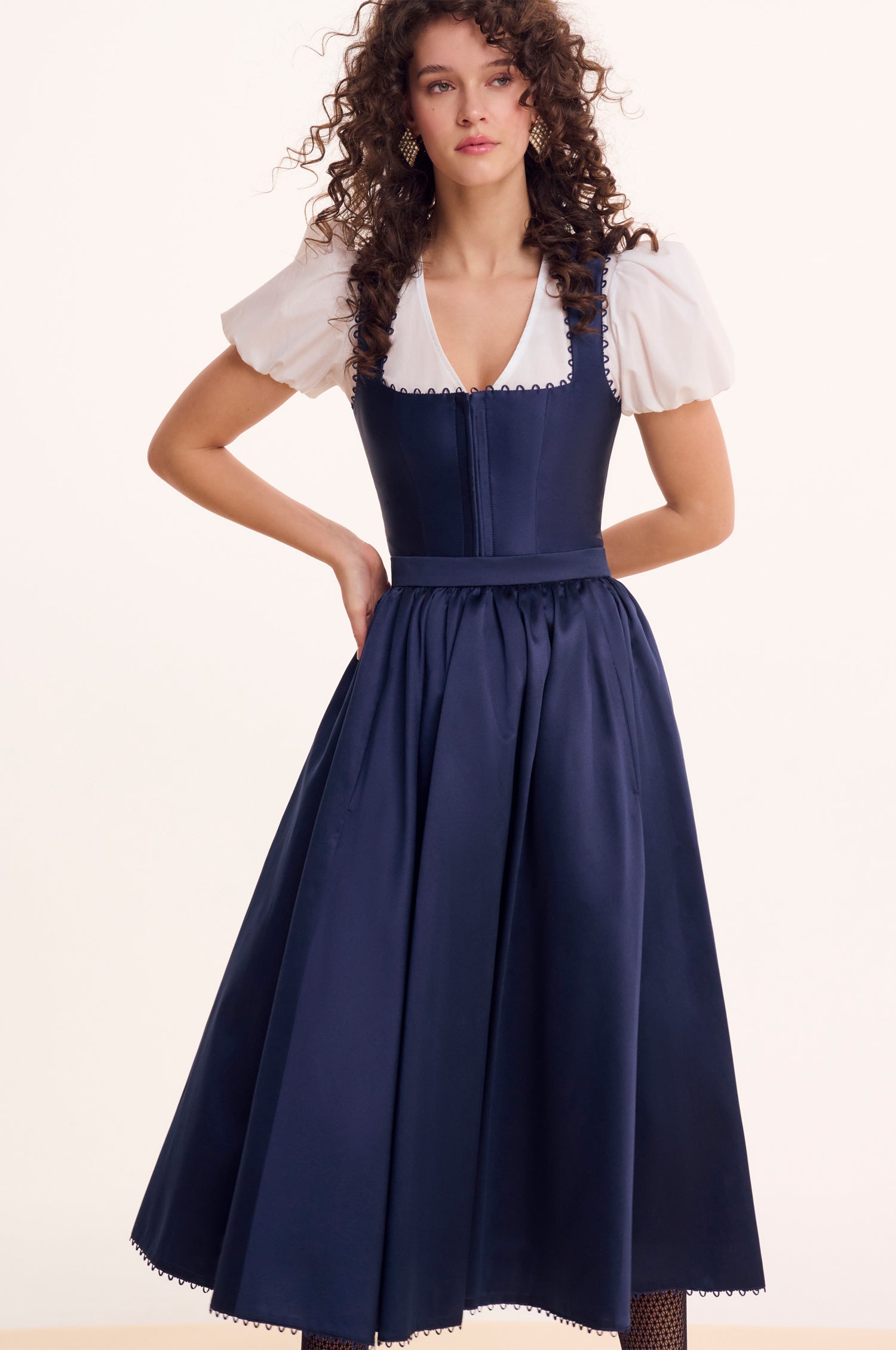 Kinga Mathe Set in Nachtblau