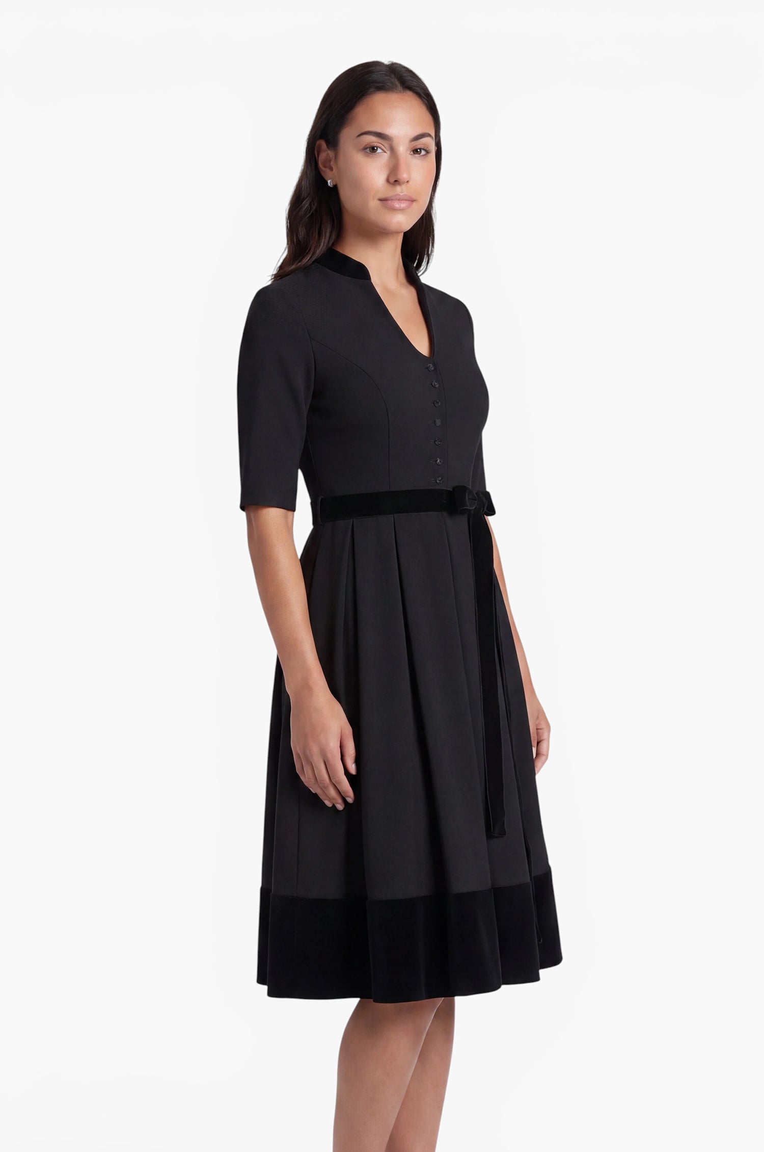 Dirndlkleid Palmsprings in schwarz