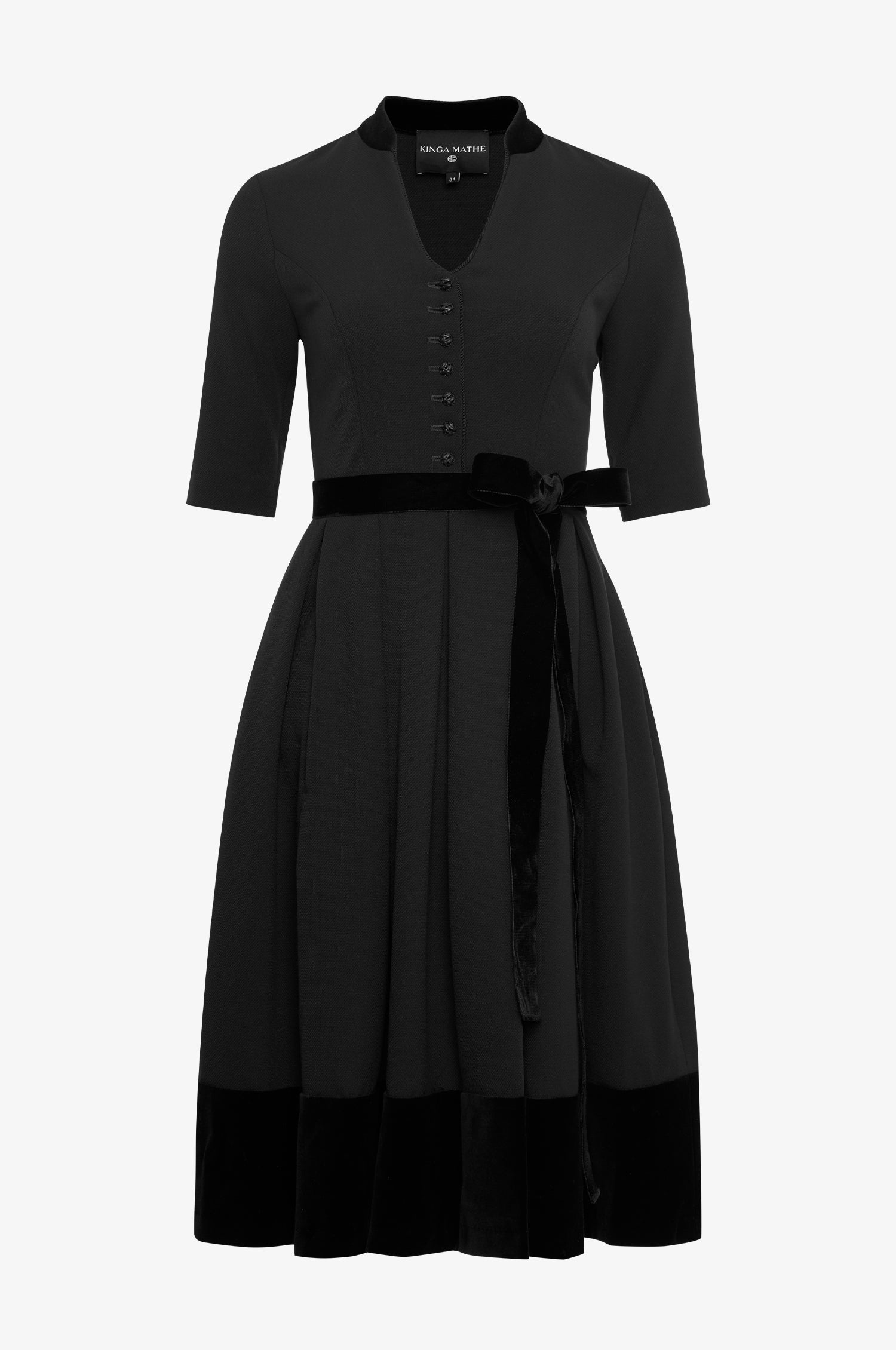 Dirndlkleid Palmsprings in schwarz