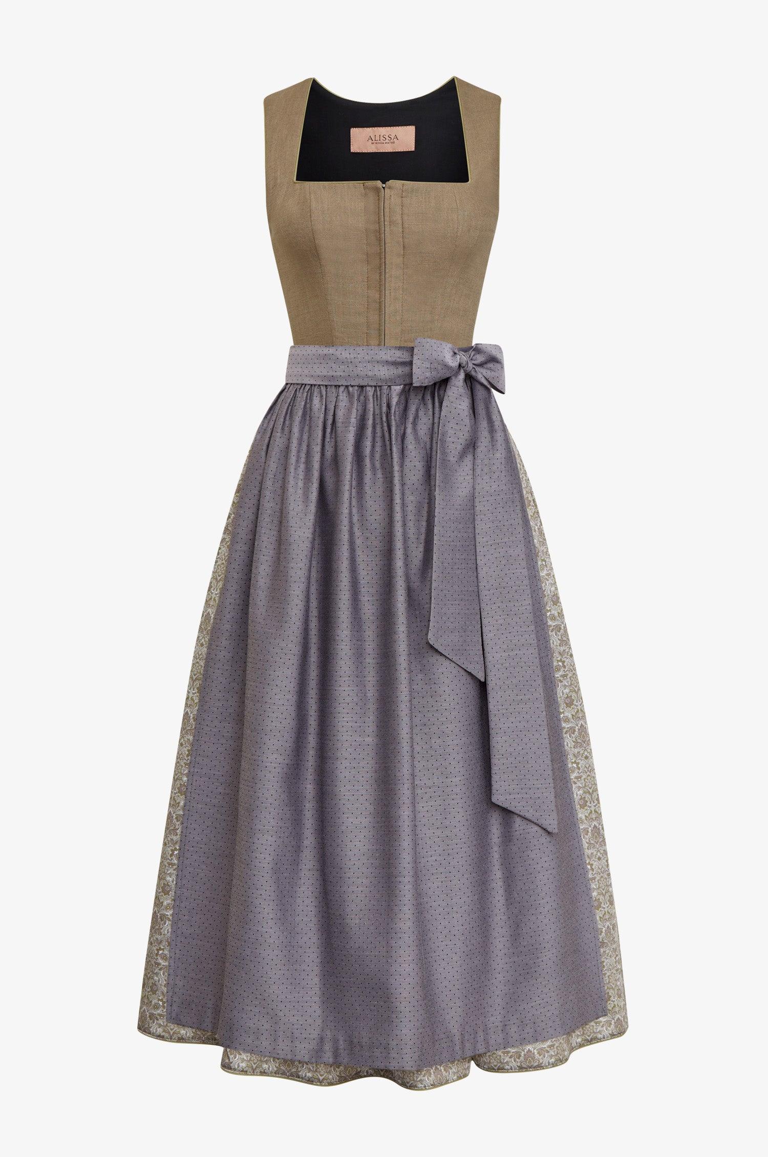 Kinga Mathe Dirndl Heidi in Khaki
