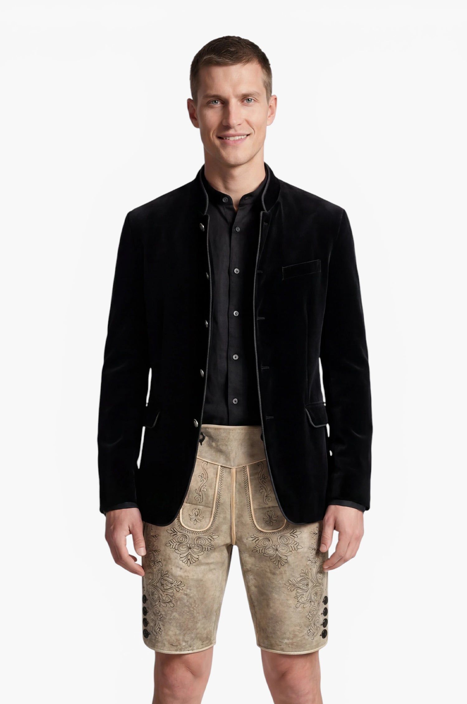 Samtjanker Jack in Schwarz